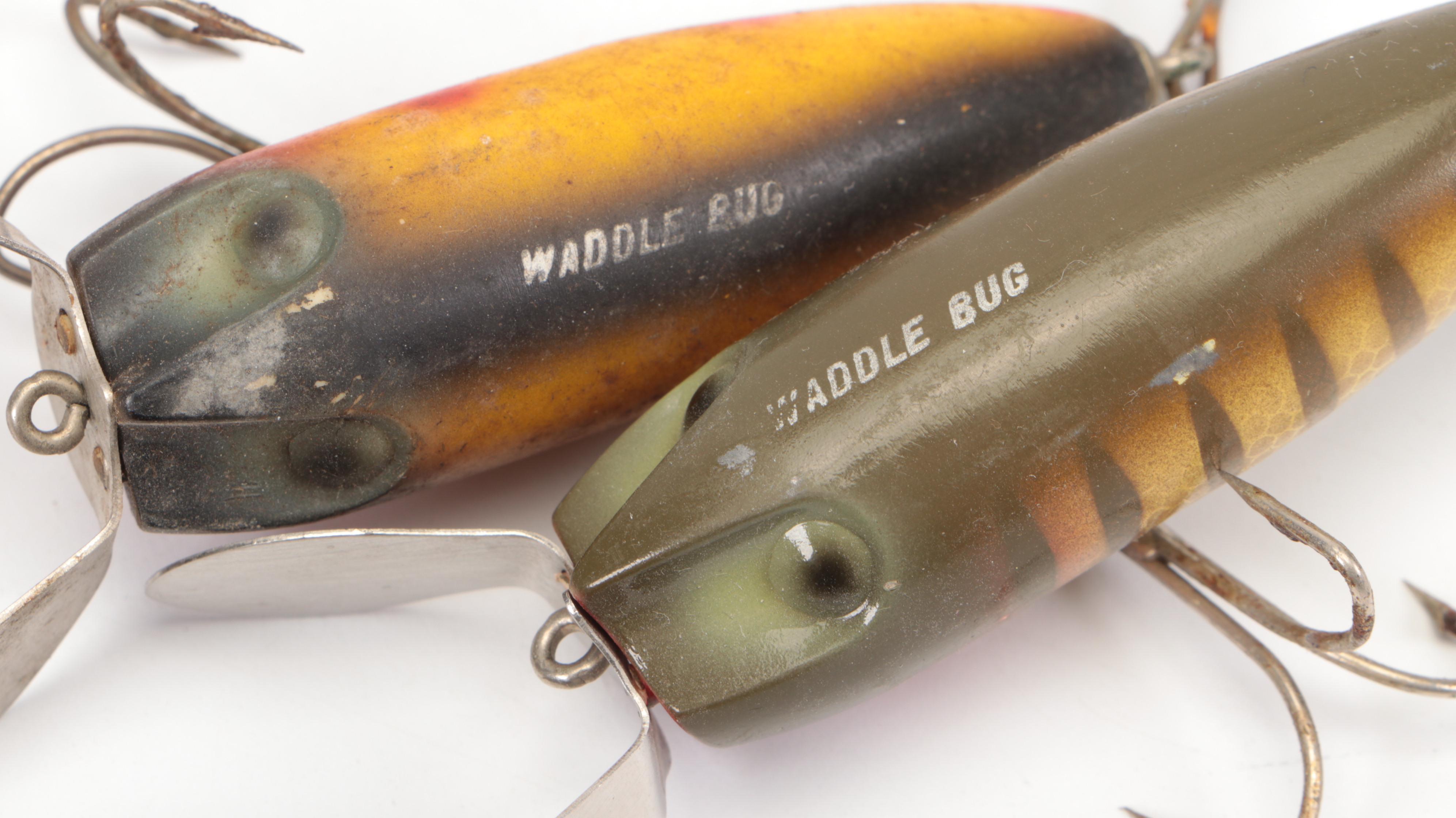 Vintage Fishing Lure Collection, Early to Mid 20th Century