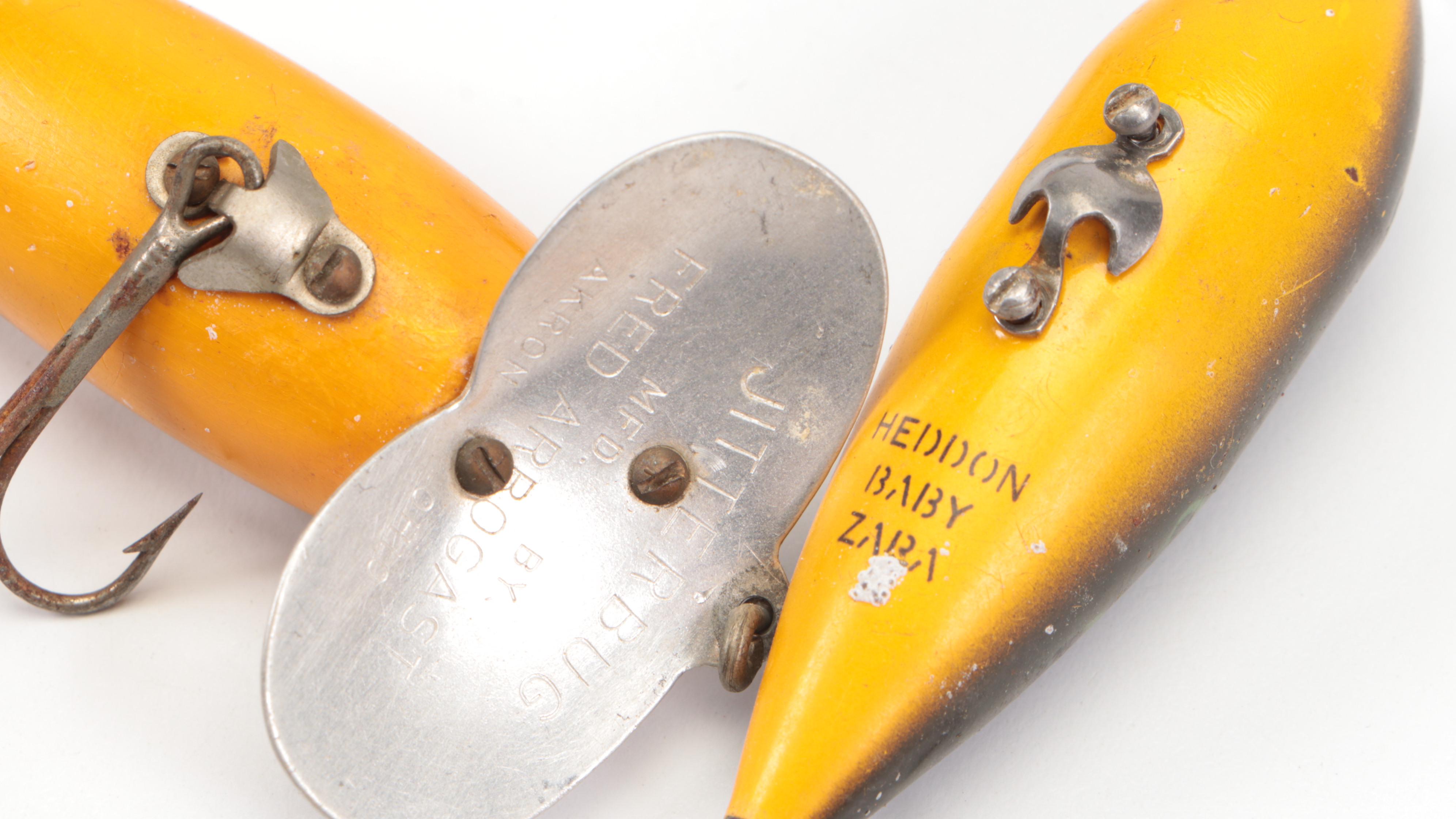 Vintage Fishing Lure Collection, Early to Mid 20th Century