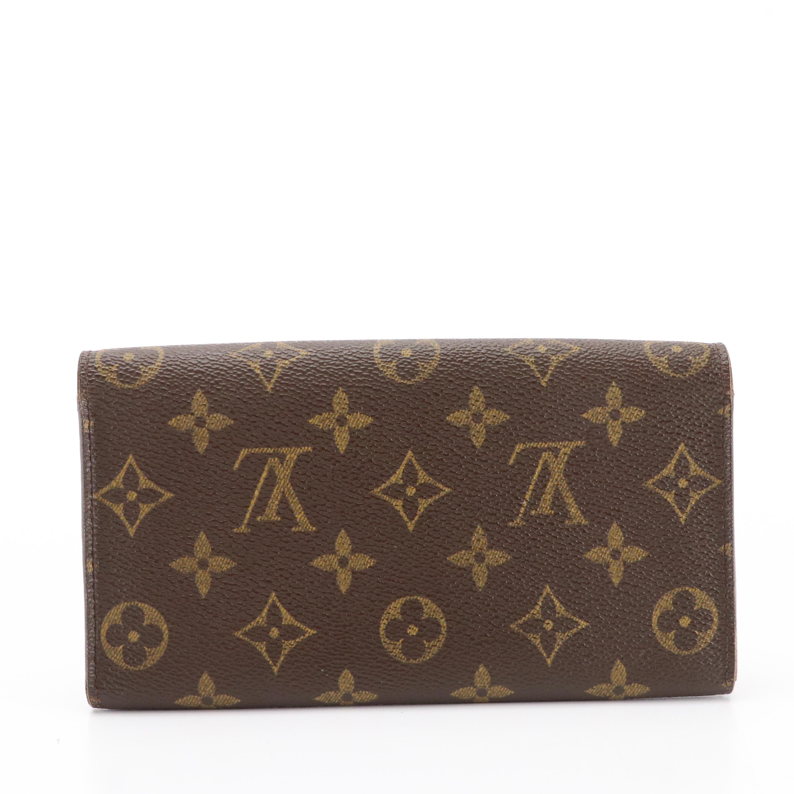 Louis Vuitton Portefeuille Sarah Wallet in Monogram Canvas
