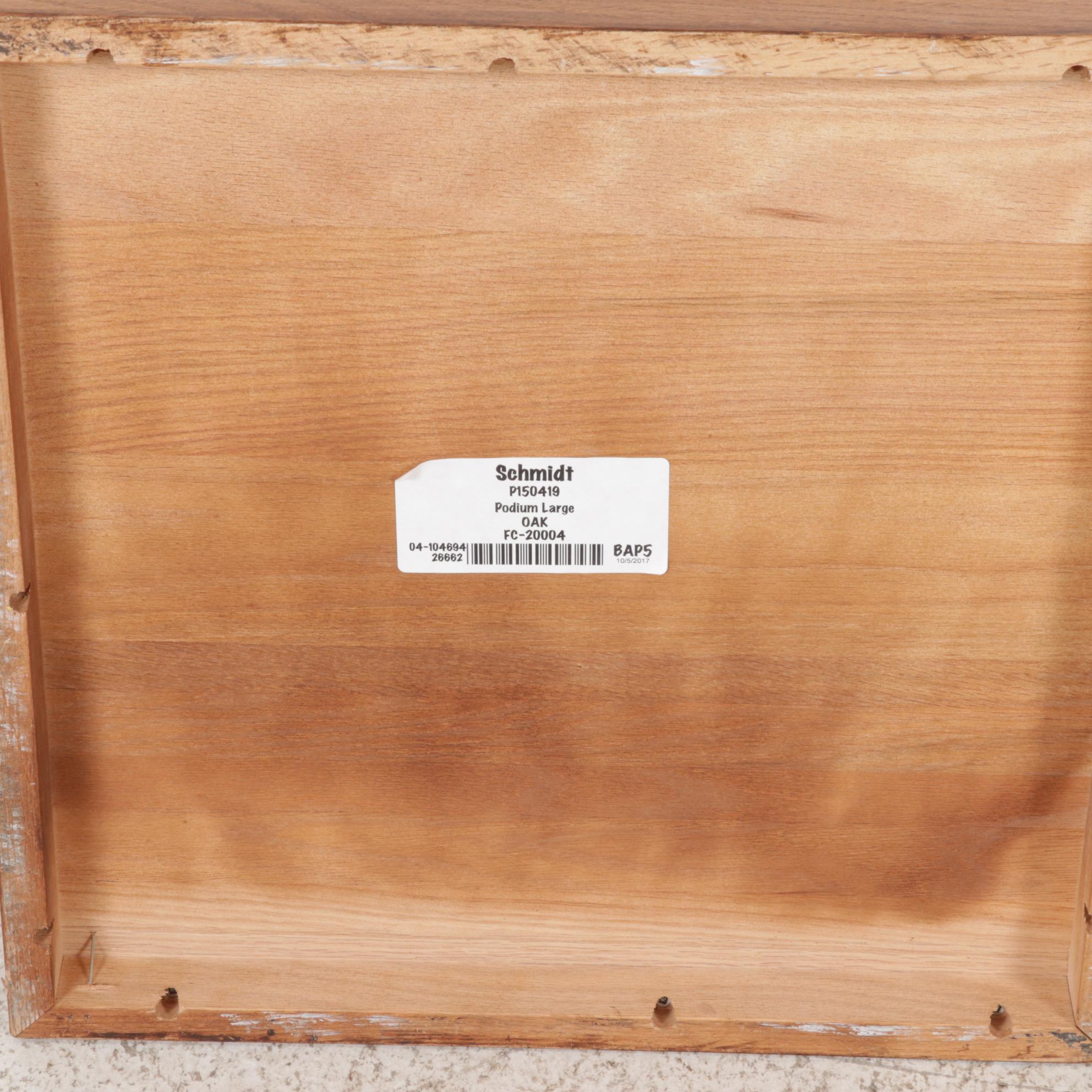 Late Victorian Style Oak Lectern