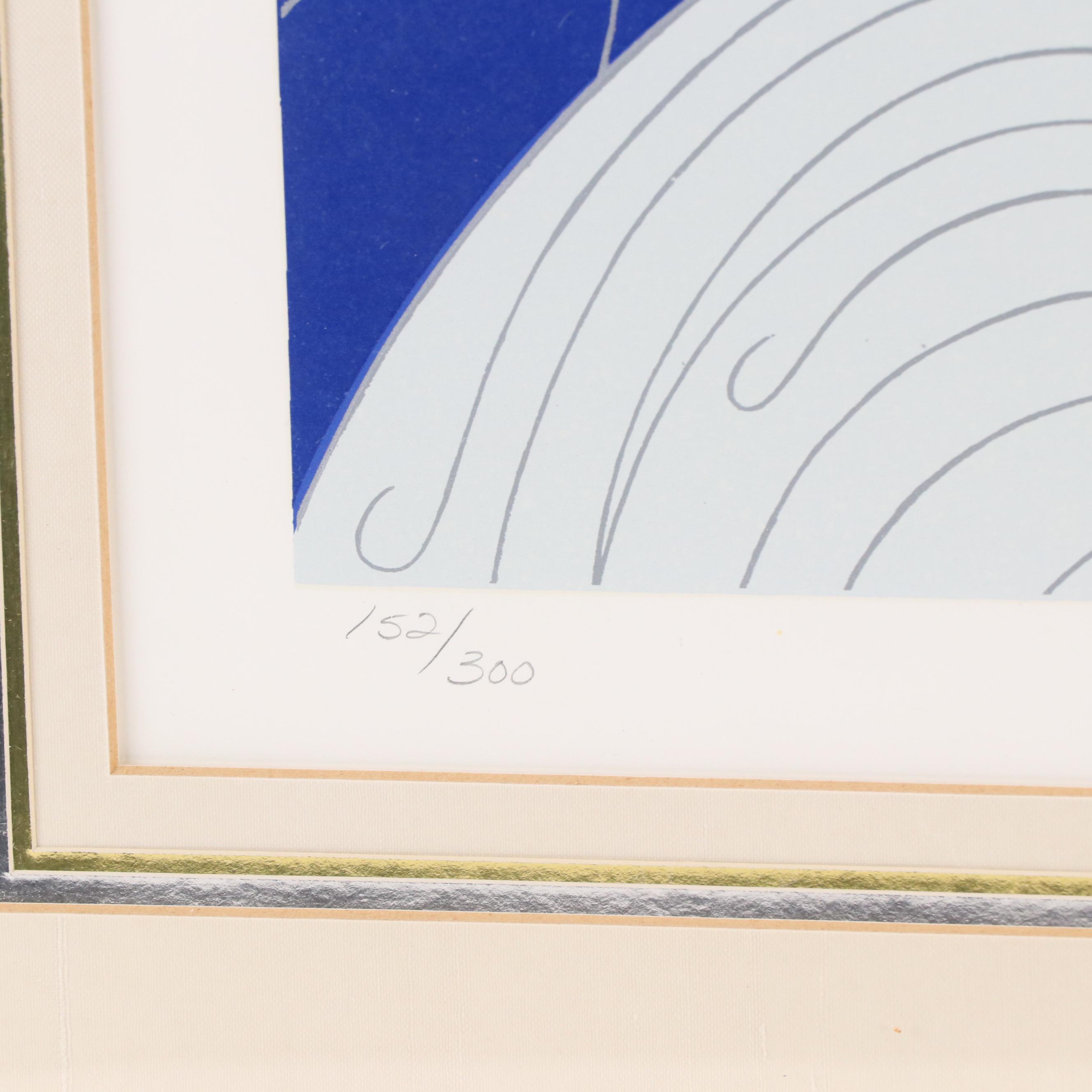 Erté Art Deco Serigraph "Bride," Circa 1982