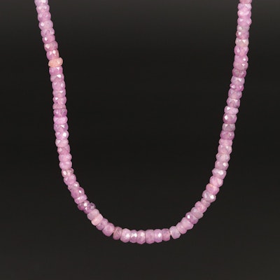 Sterling Ruby Necklace