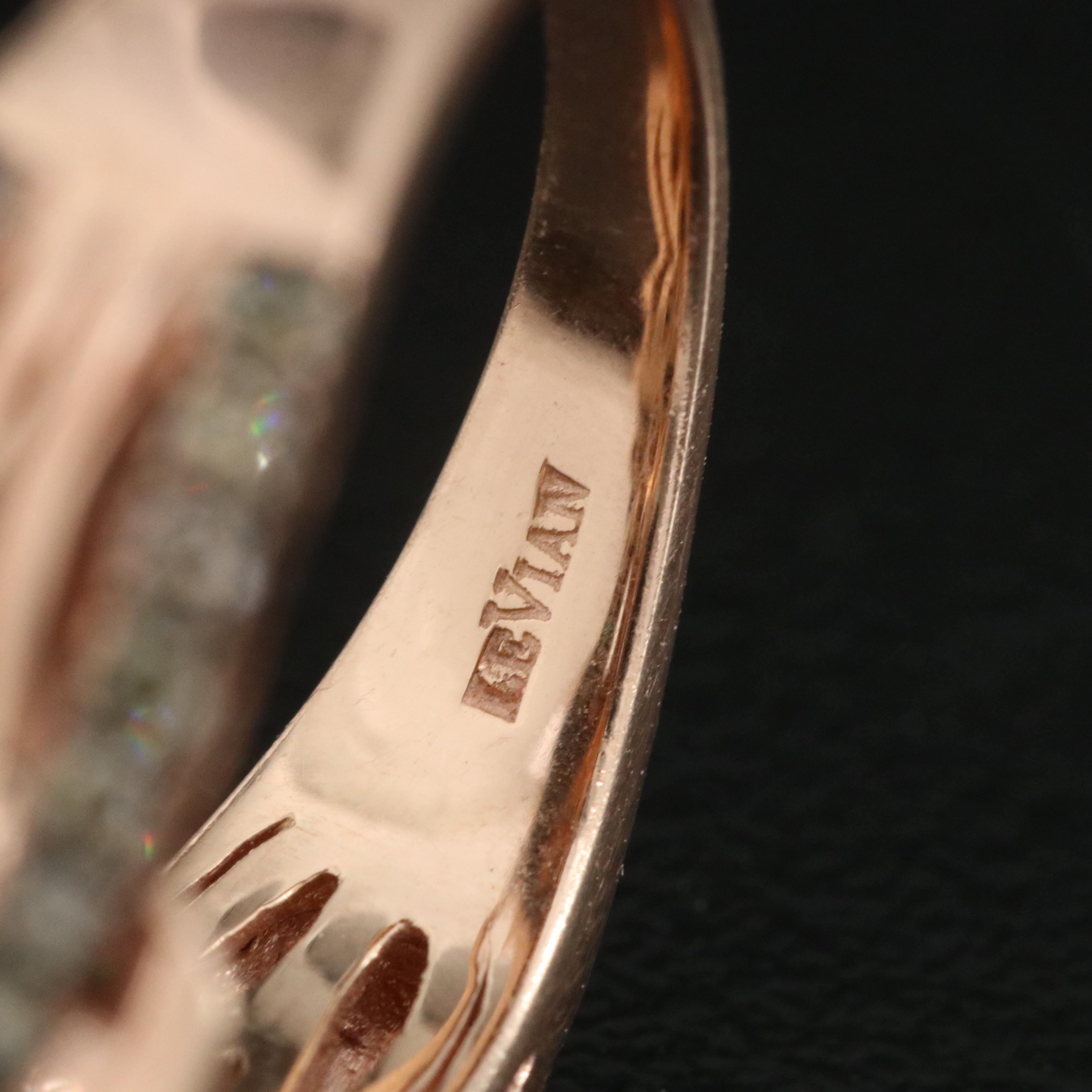 Le Vian 14K Rose Gold Smoky Quartz and Diamond Ring with Fancy Color Diamonds