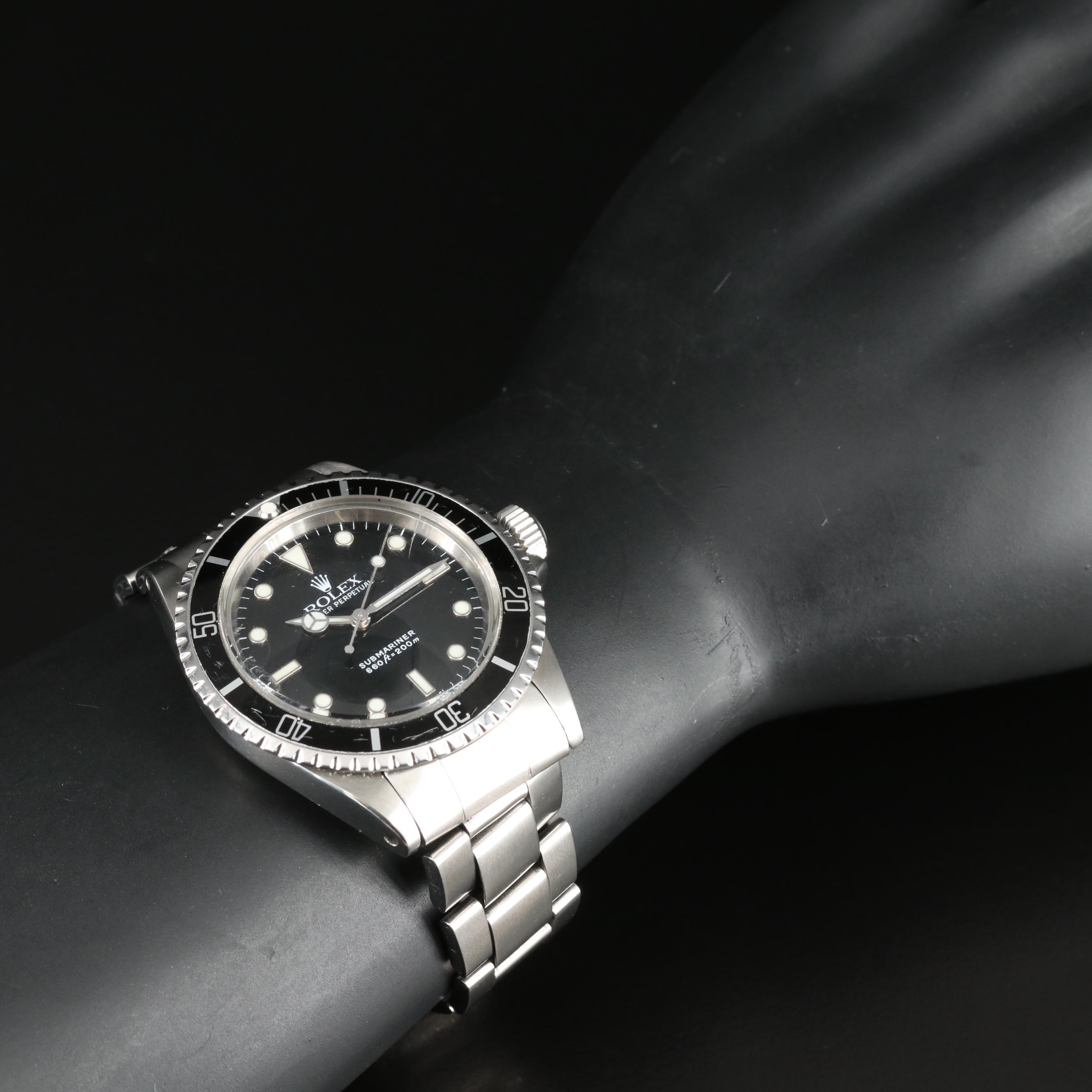 1966 Rolex Submariner Stainless Steel Watch