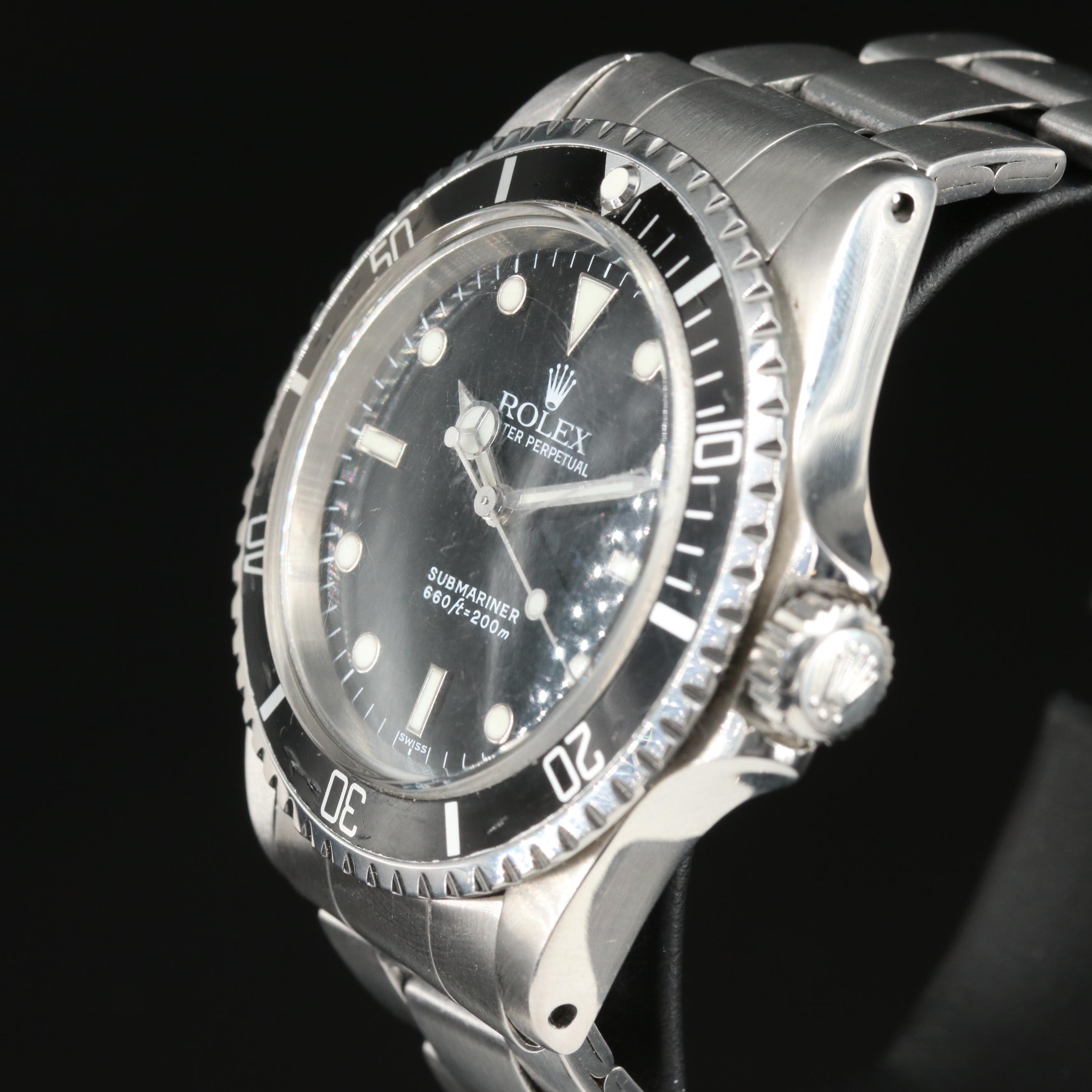 1966 Rolex Submariner Stainless Steel Watch