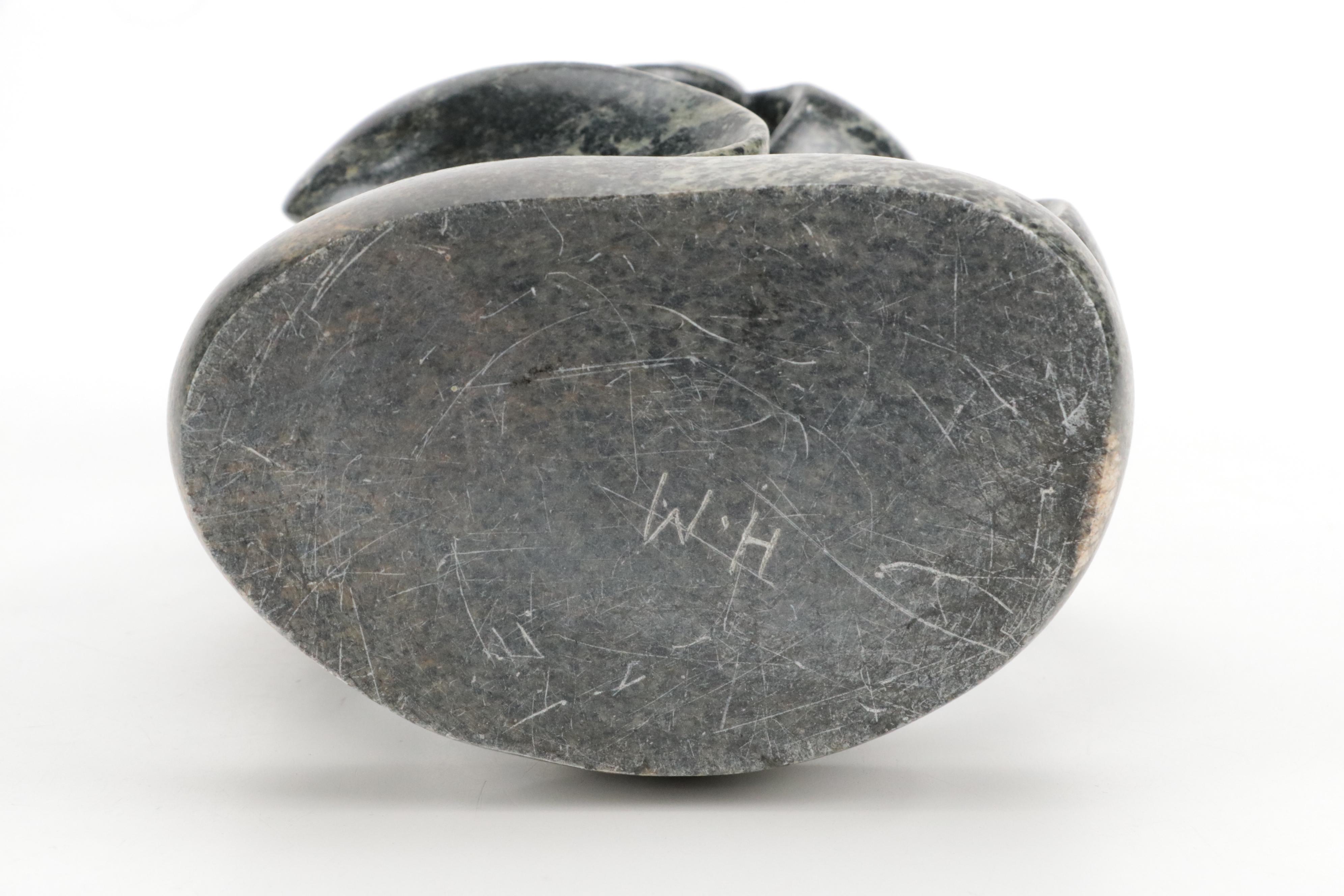 Zimbabwean Shona Family Figural Serpentine Carving