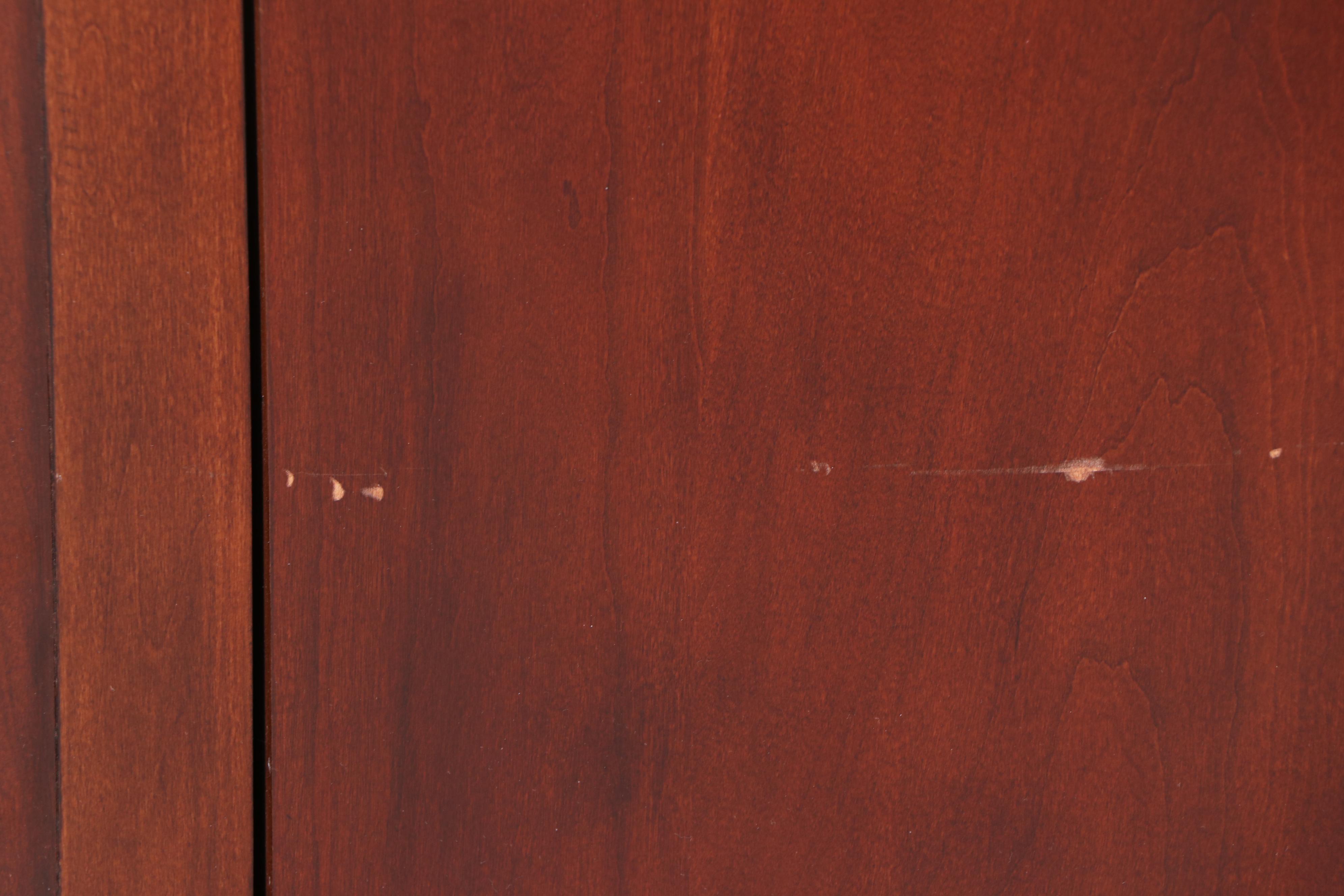 Modern Granite-Top Cherrywood Sideboard