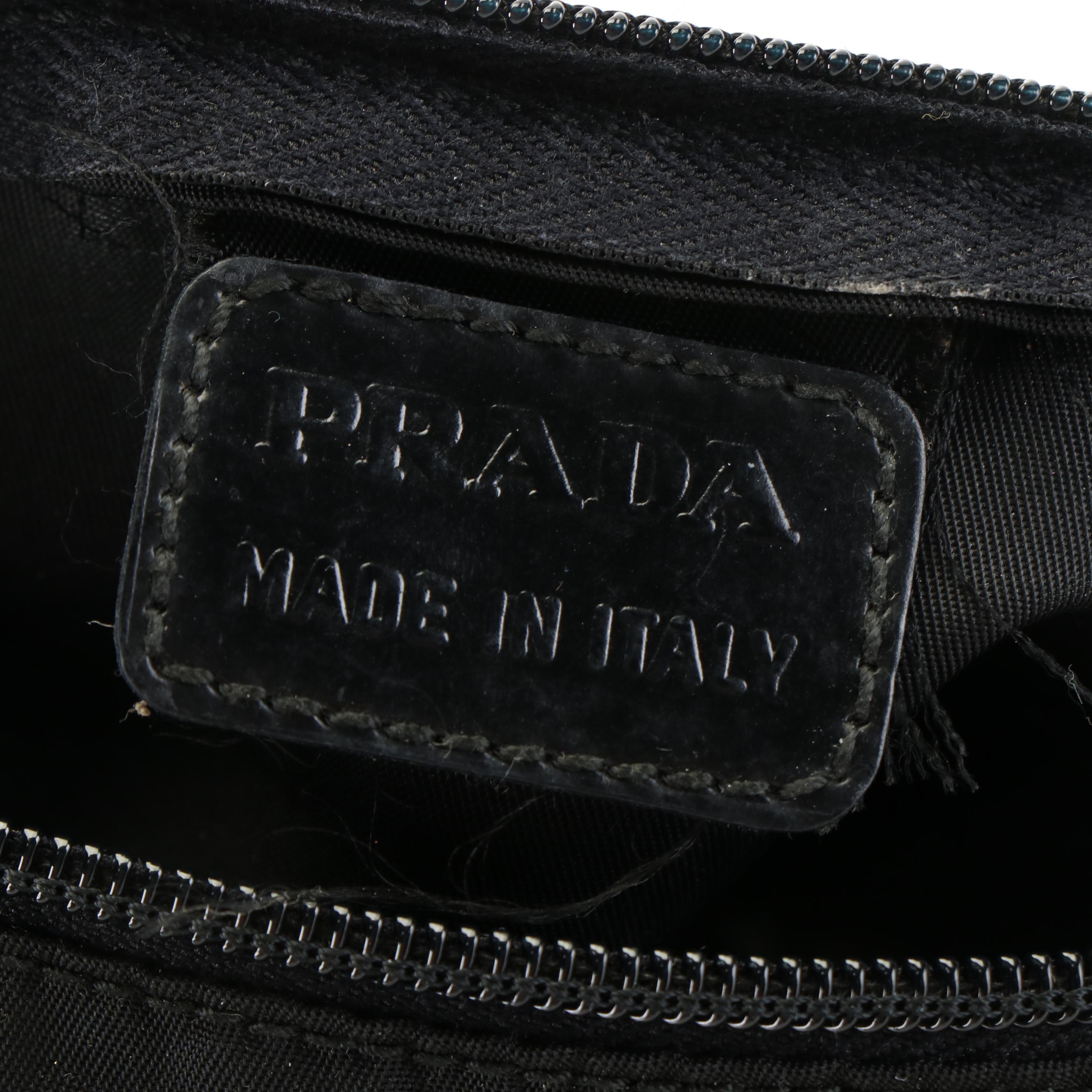 Prada Tessuto Black Nylon Cosmetic Bag