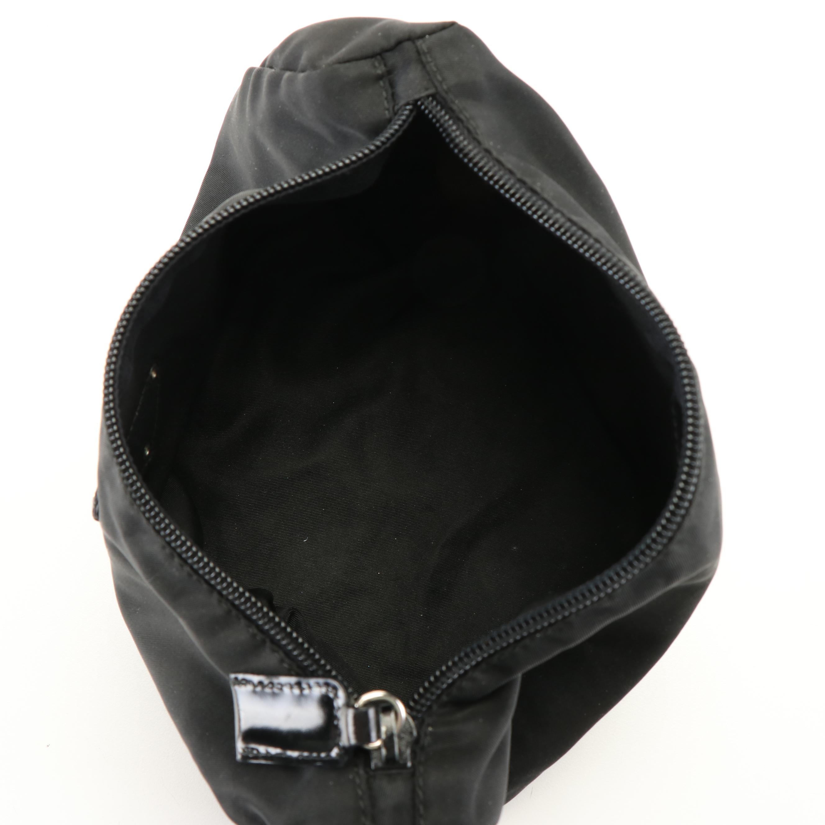 Prada Tessuto Black Nylon Cosmetic Bag