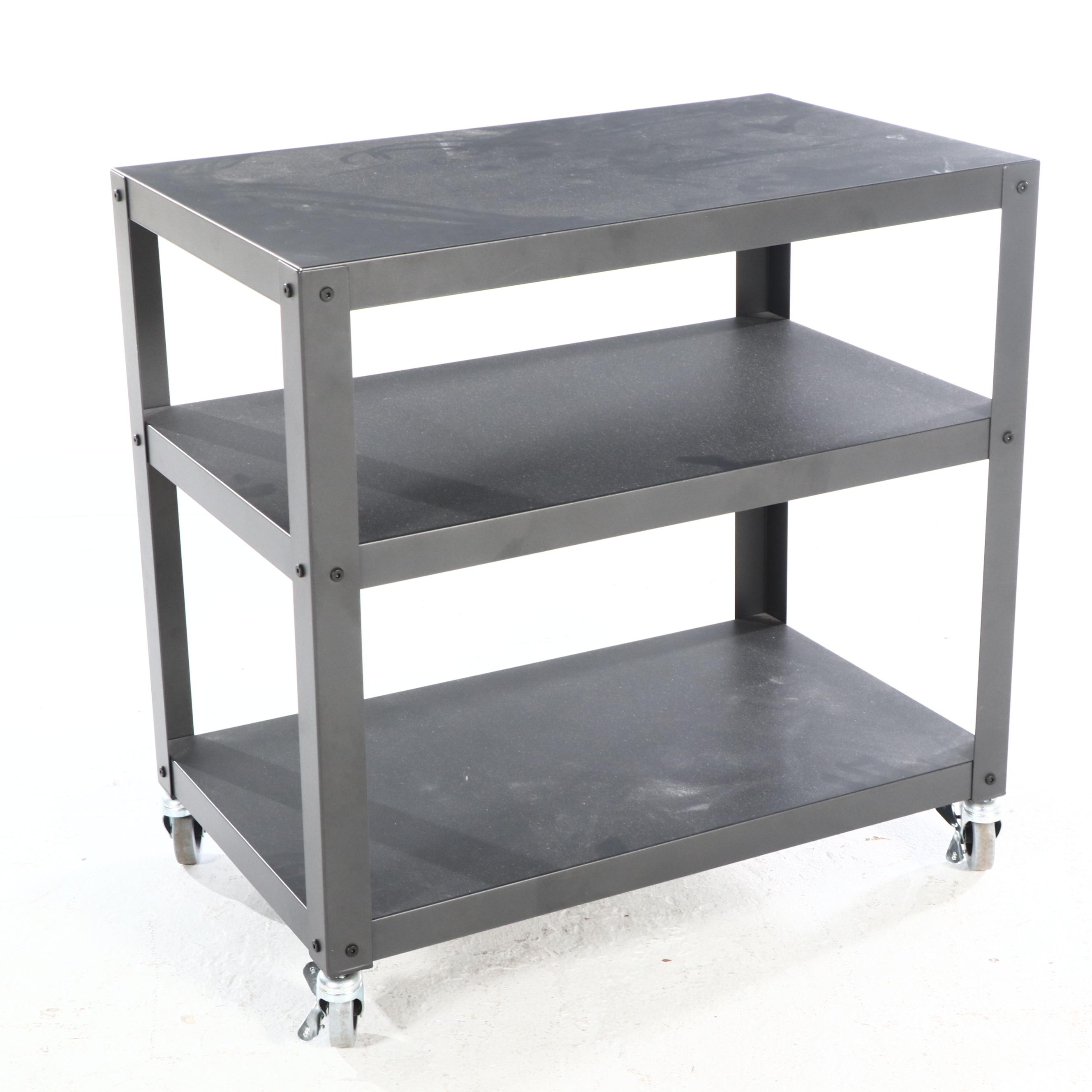 Industrial Style Metal Utility Shelves