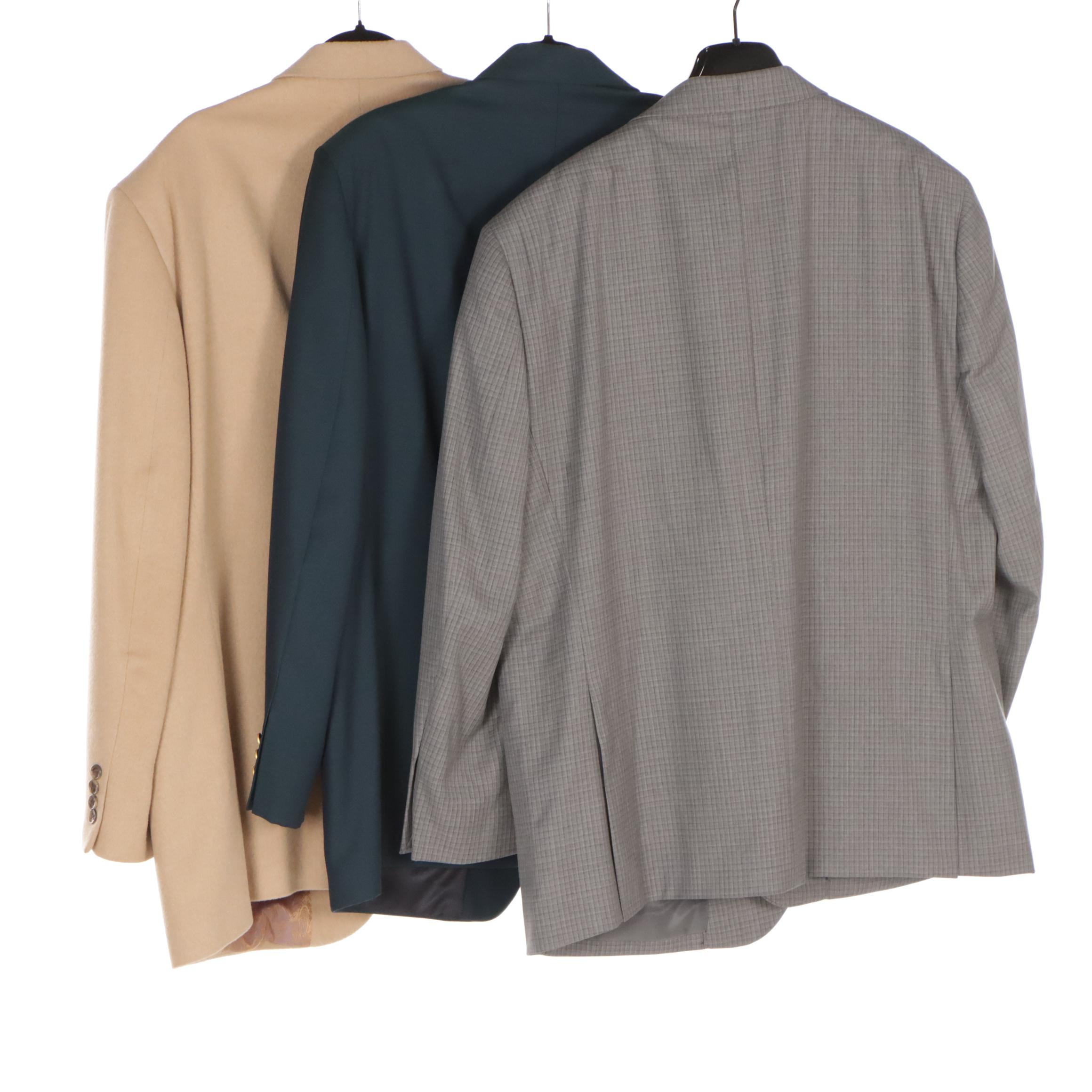 Jean-Paul Germain Camel Hair, Pronto Uomo & Gianfranco Ferre Studio Blazers