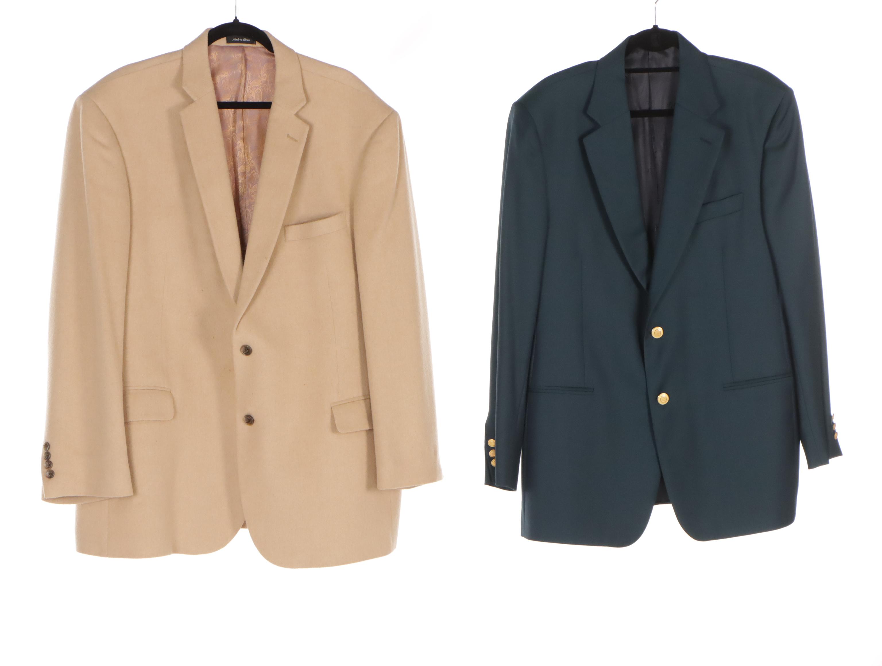 Jean-Paul Germain Camel Hair, Pronto Uomo & Gianfranco Ferre Studio Blazers