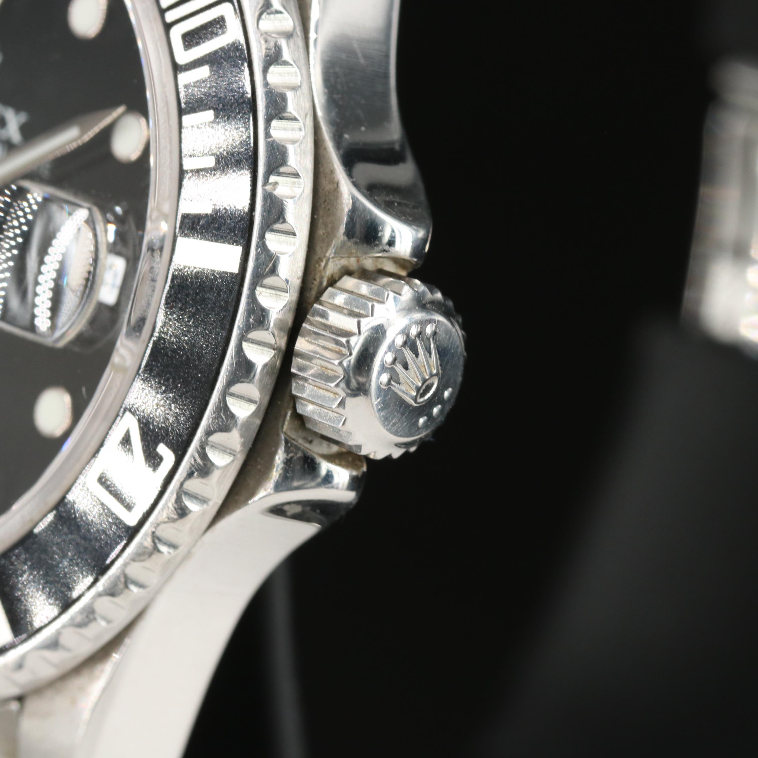 1984 Rolex Submariner Date Stainless Steel Automatic Watch