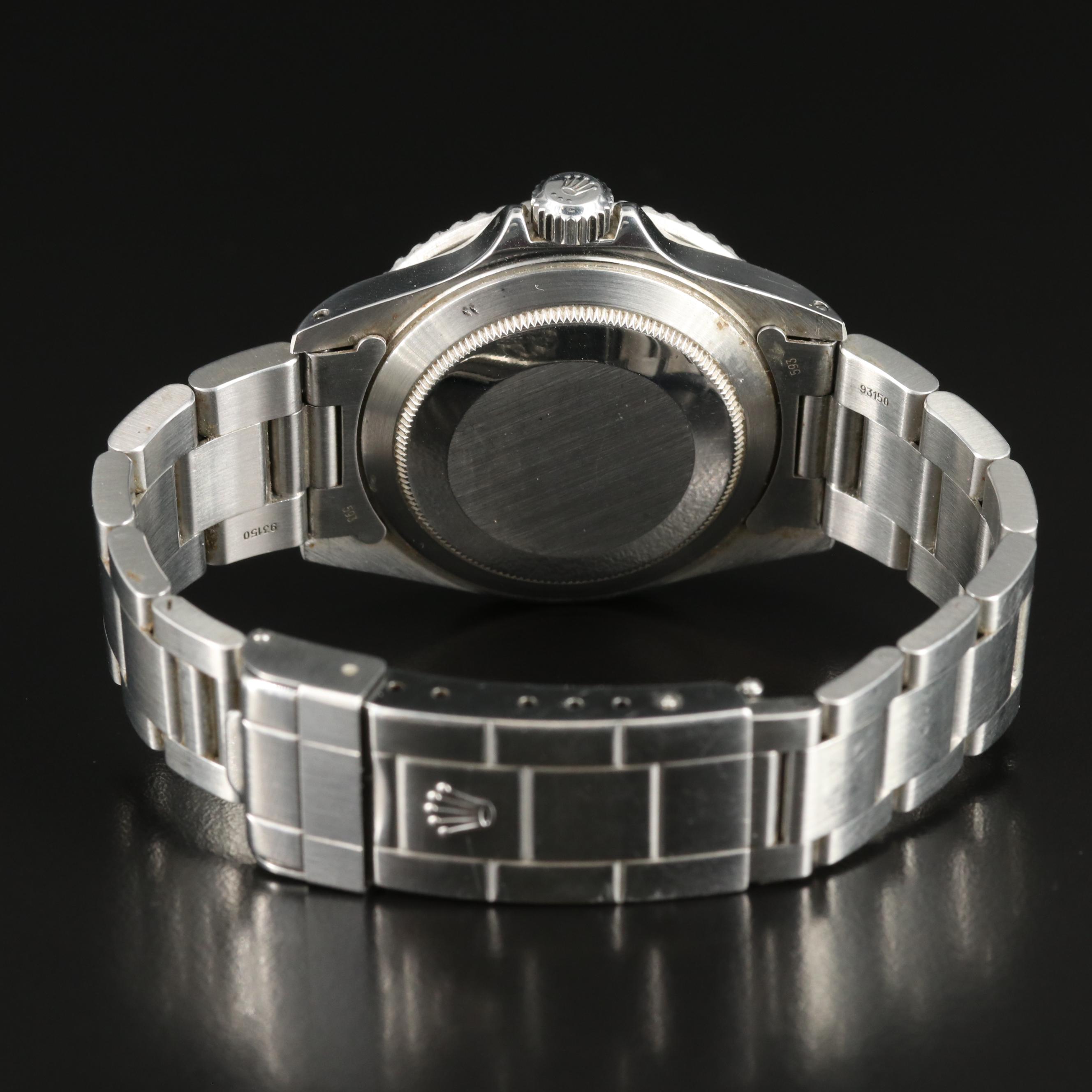 1984 Rolex Submariner Date Stainless Steel Automatic Watch