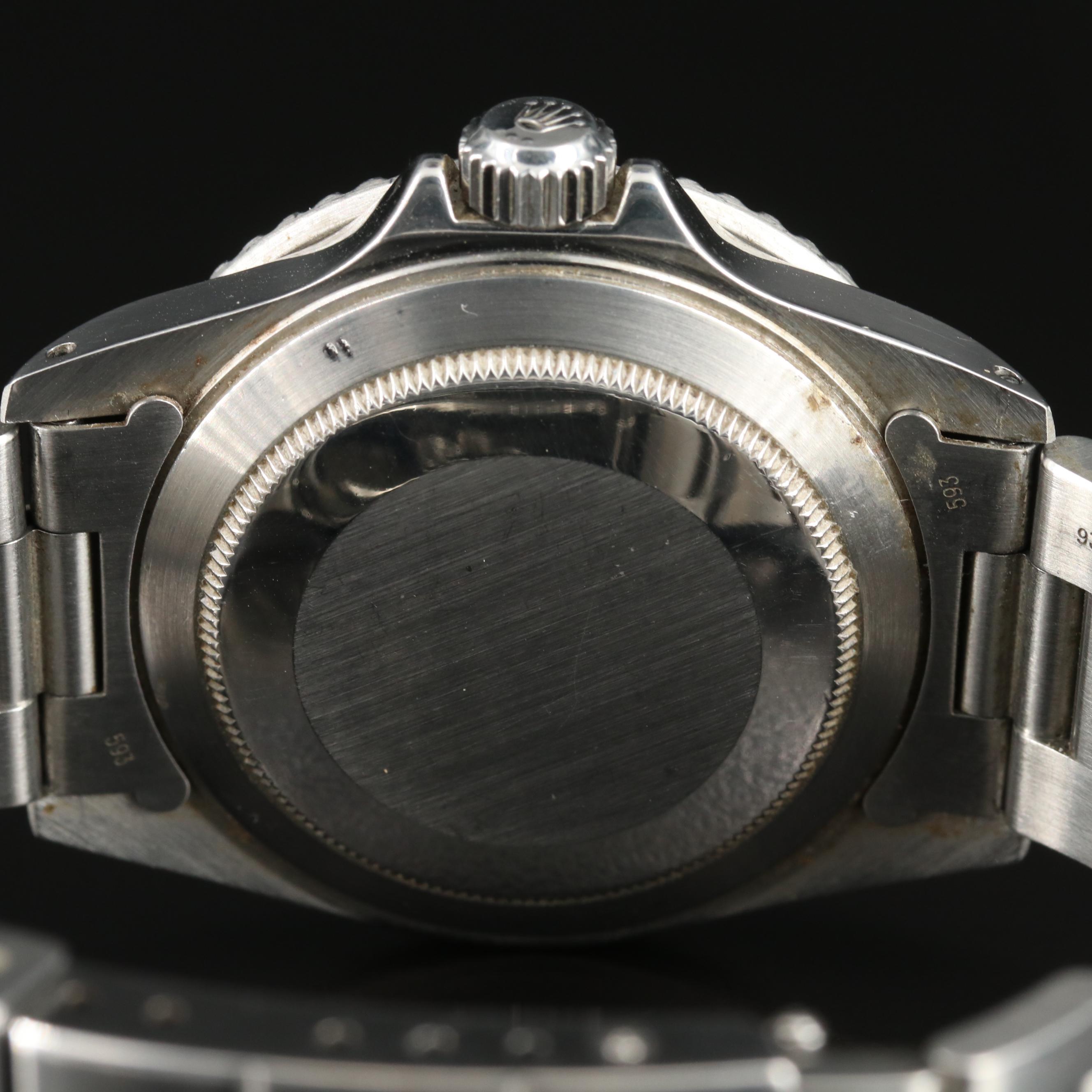 1984 Rolex Submariner Date Stainless Steel Automatic Watch