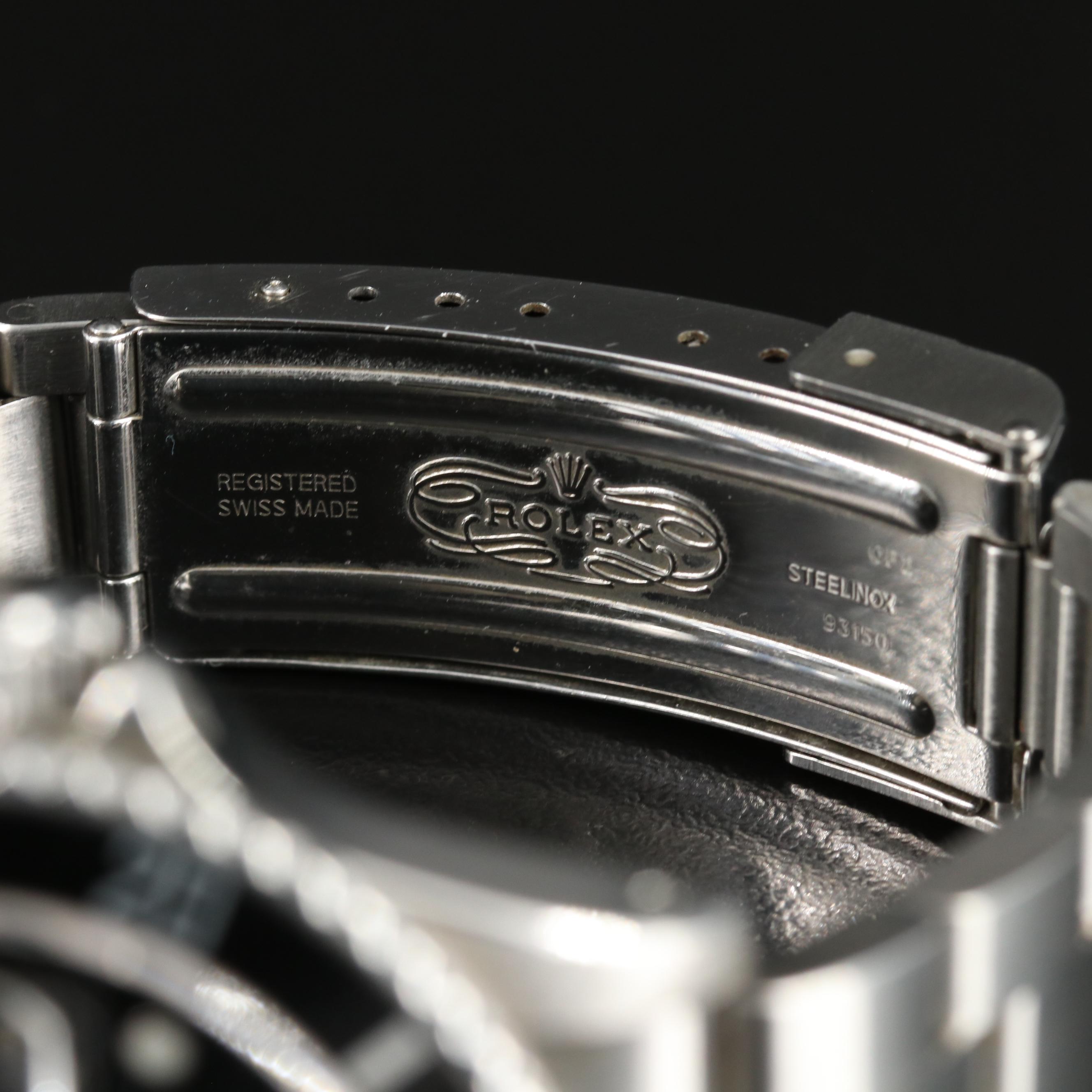 1984 Rolex Submariner Date Stainless Steel Automatic Watch