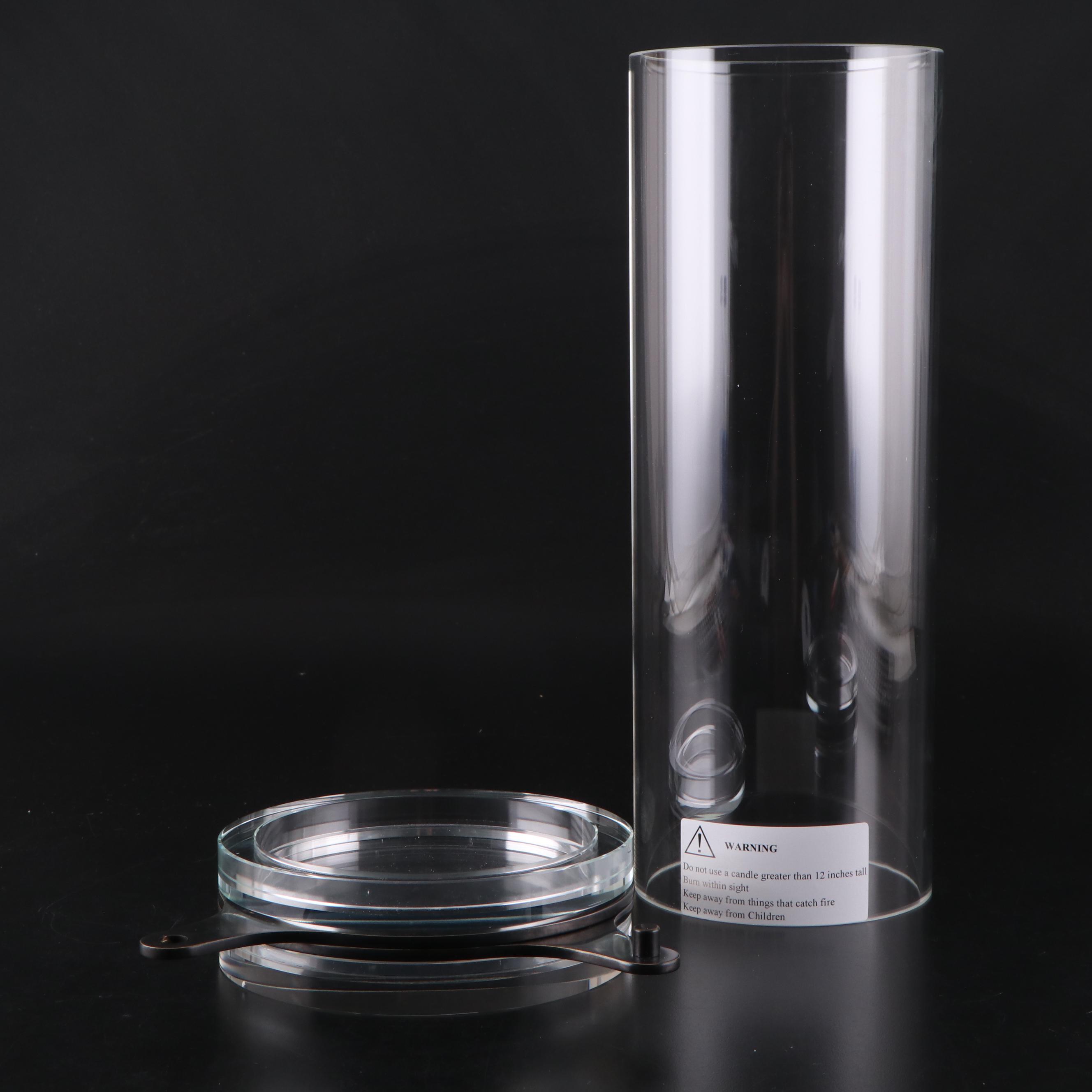 Restoration Hardware Glass Candle Hurricane