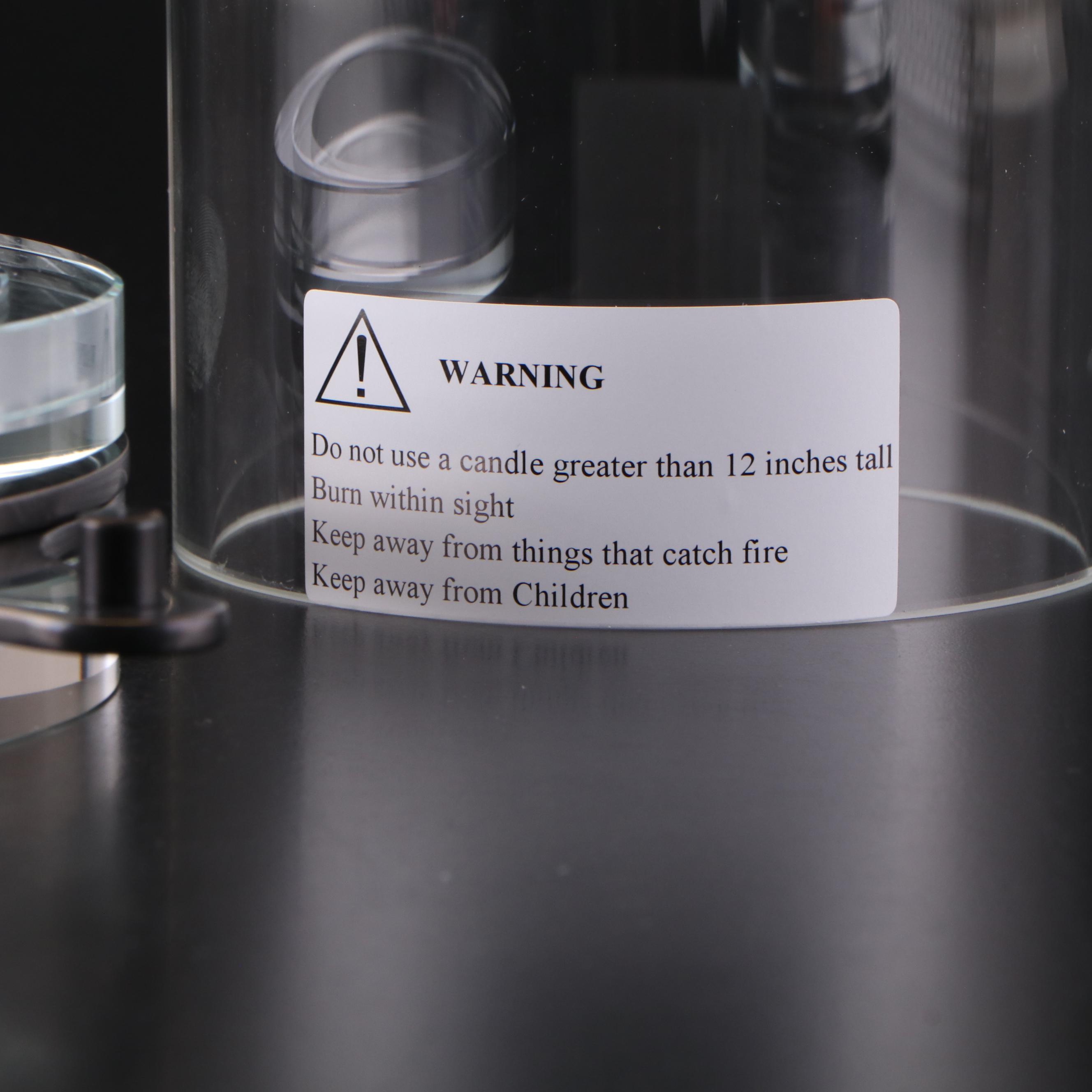 Restoration Hardware Glass Candle Hurricane