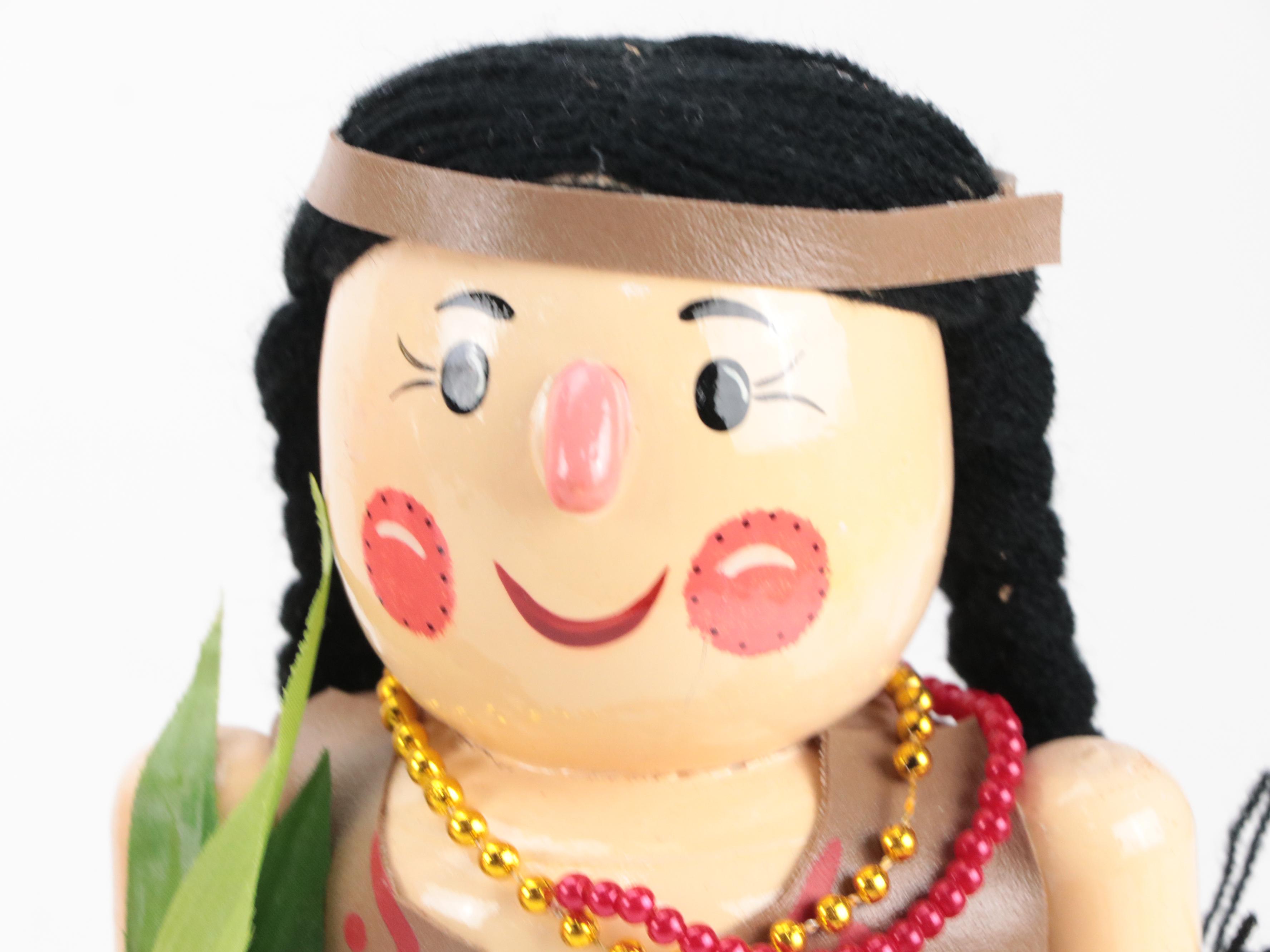 Nanette Hilton Wood Pumpkin Nutcracker with More Fall Theme Table Decor