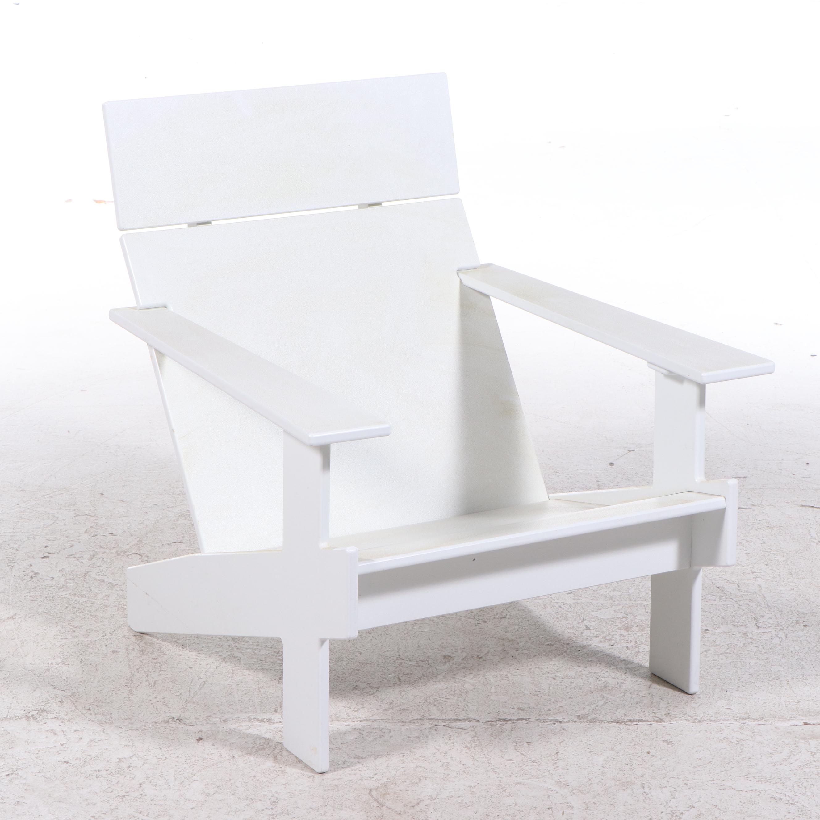 Pair of Loll Designs Modern "Lollygagger" Recycled Plastic Lounge Chairs