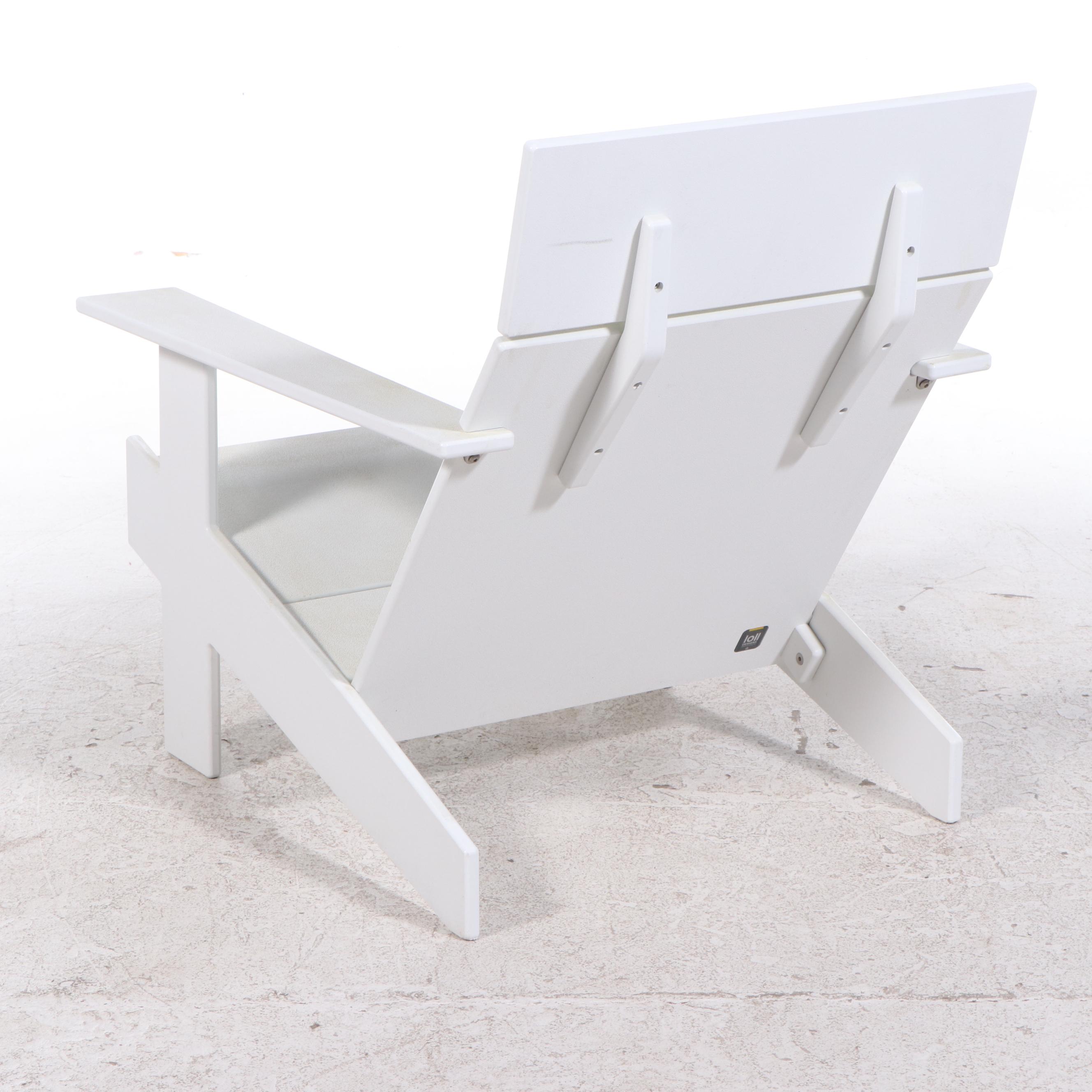 Pair of Loll Designs Modern "Lollygagger" Recycled Plastic Lounge Chairs