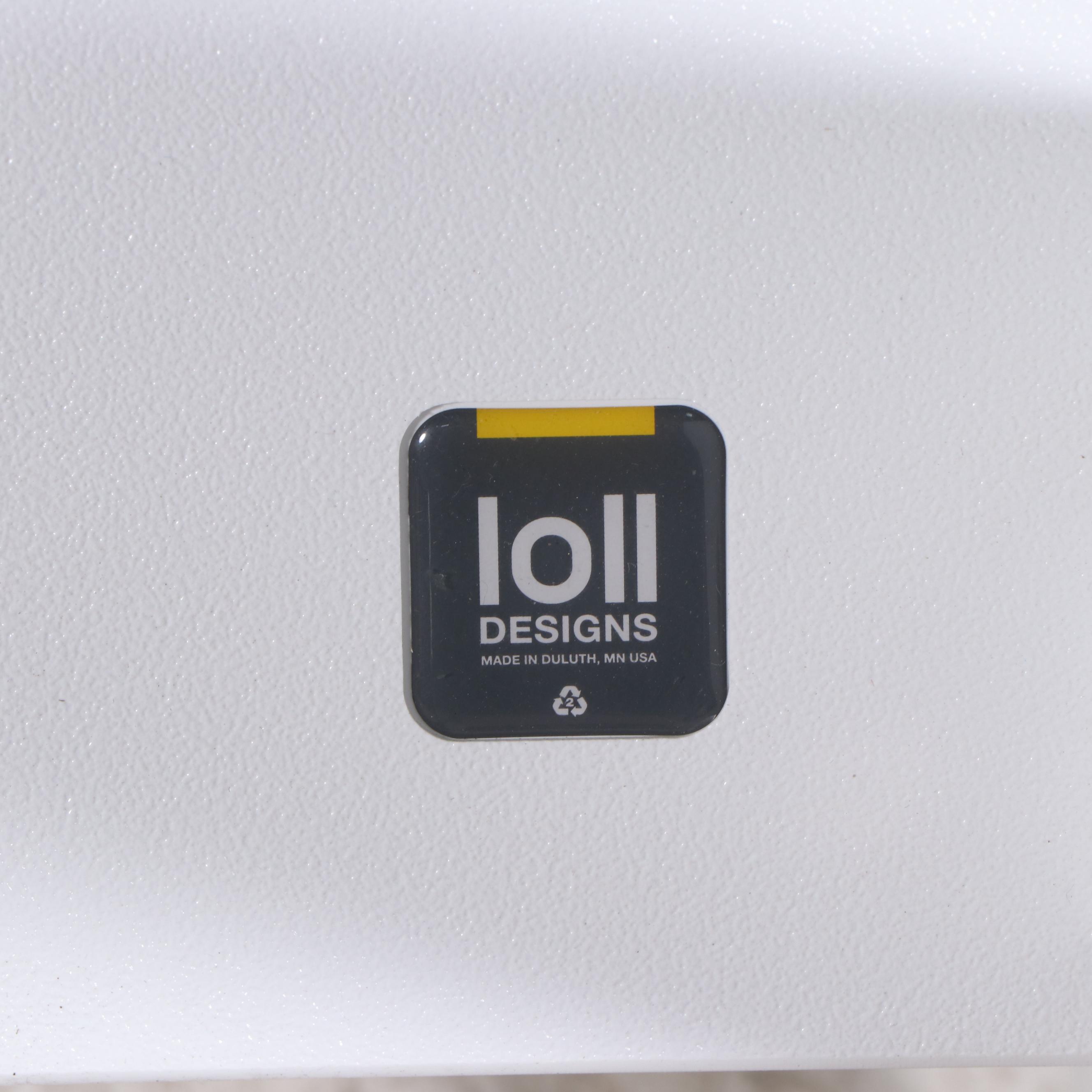 Pair of Loll Designs Modern "Lollygagger" Recycled Plastic Lounge Chairs