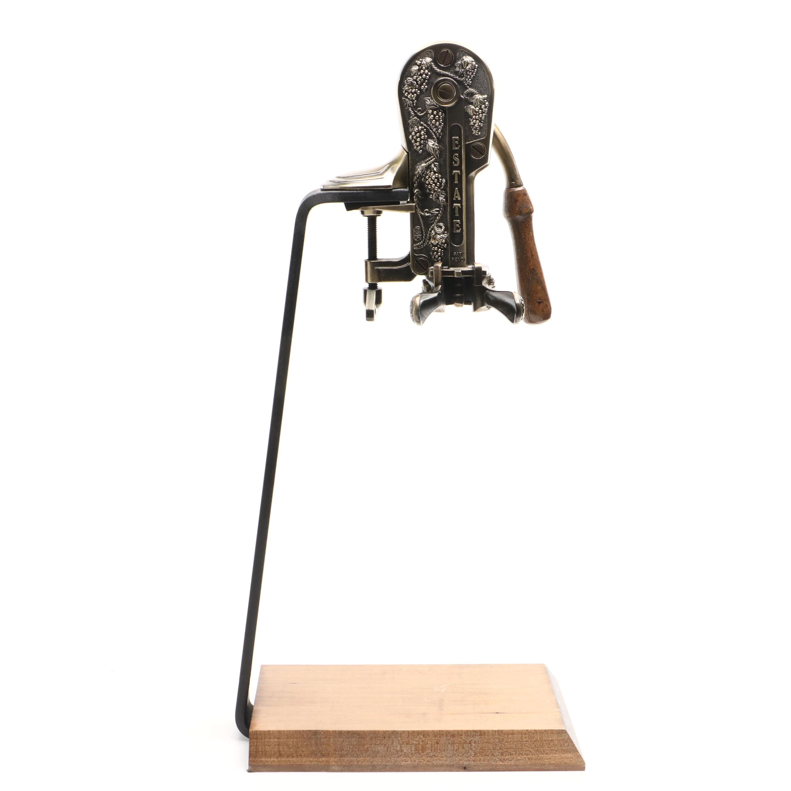 Rogar Estate BronzeFinished Grape Bunch Motif Wine Bottle Opener on