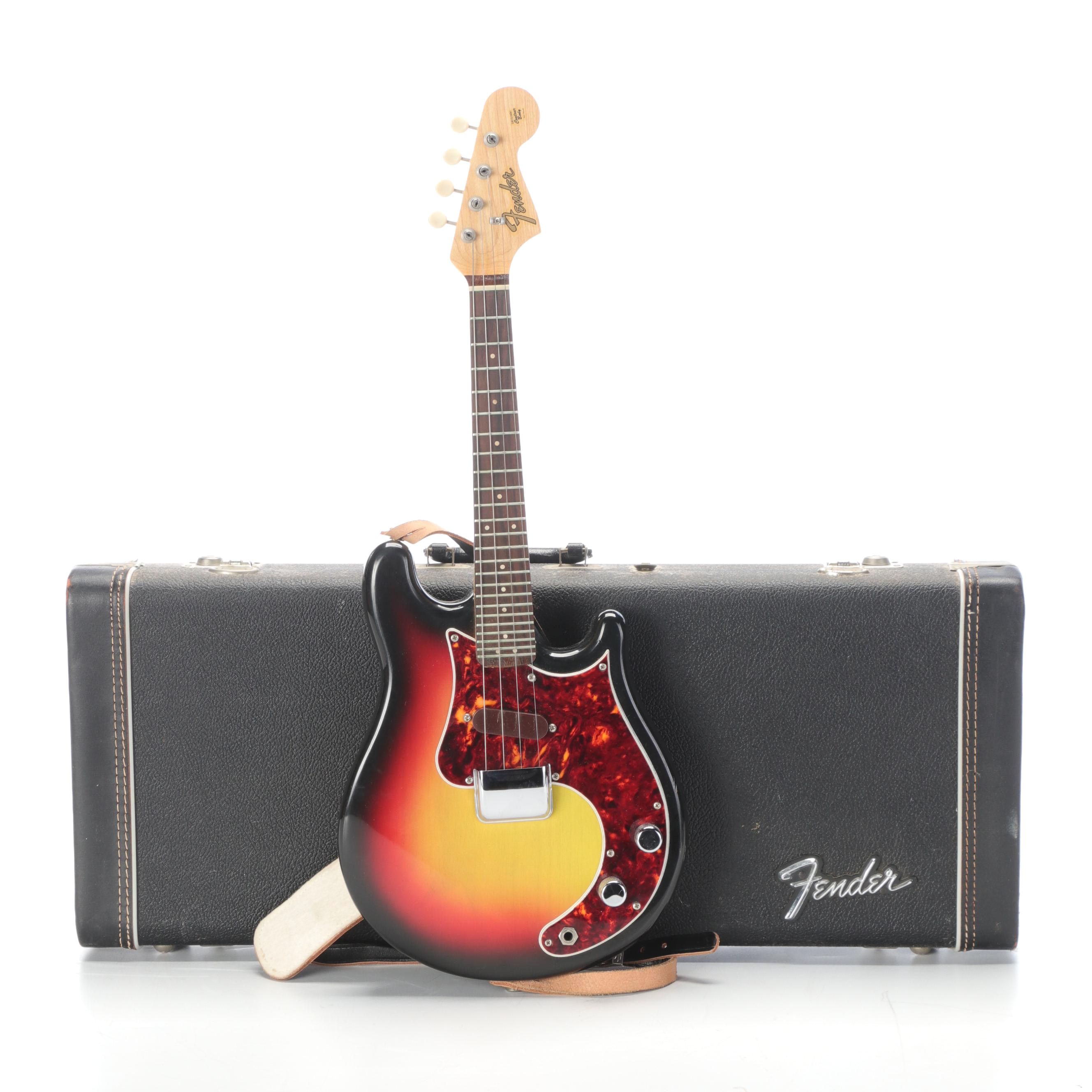 Fender Sunburst Mandocaster Electric Mandolin With Hardshell Travel Case