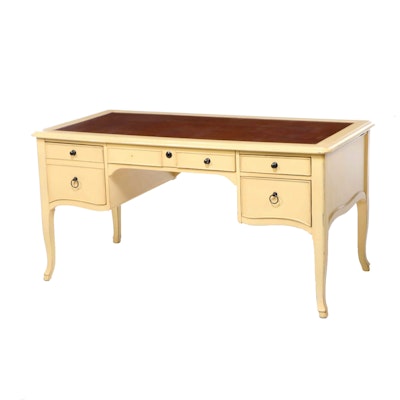 Sligh Furniture Parcel-Painted Wood Desk