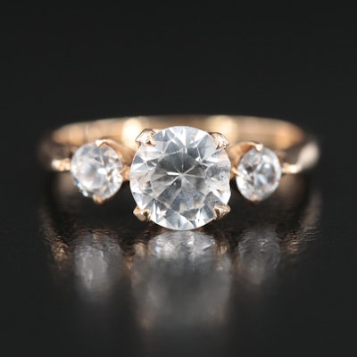 14K Zircon Ring