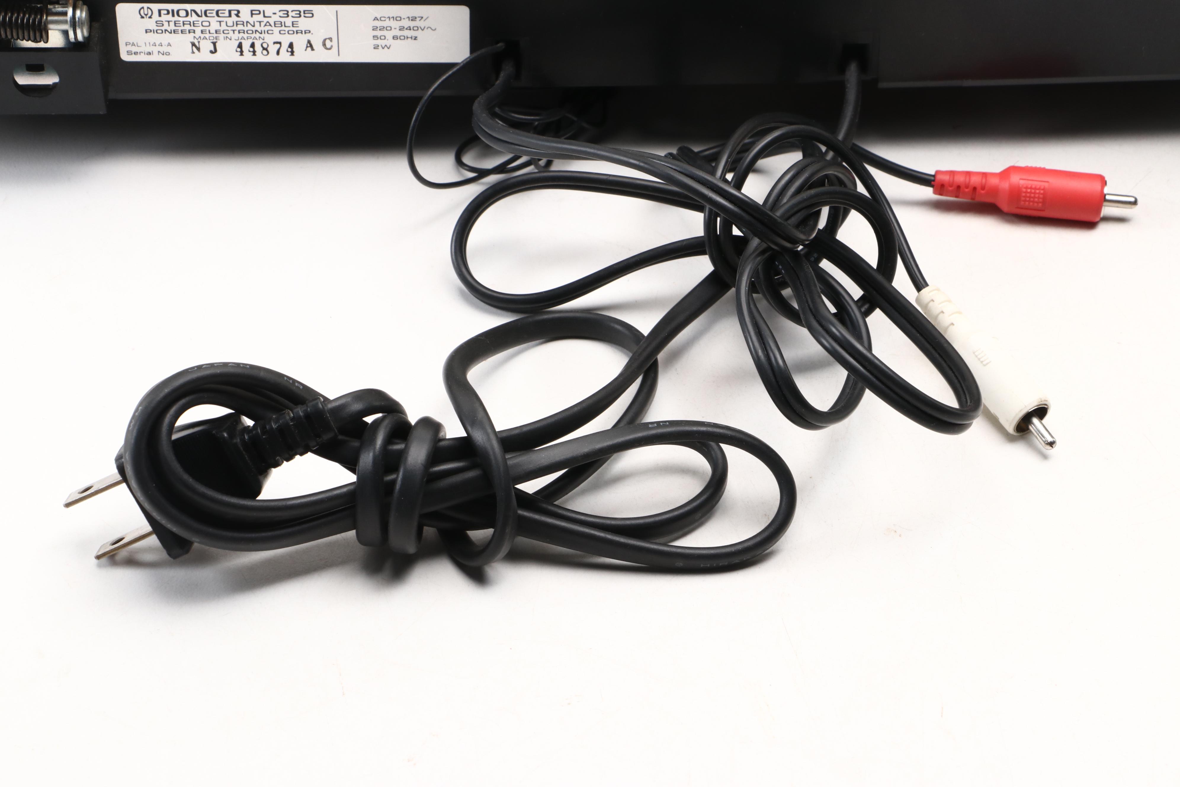 Pioneer Fully Automatic Stereo Turntable, 1980s