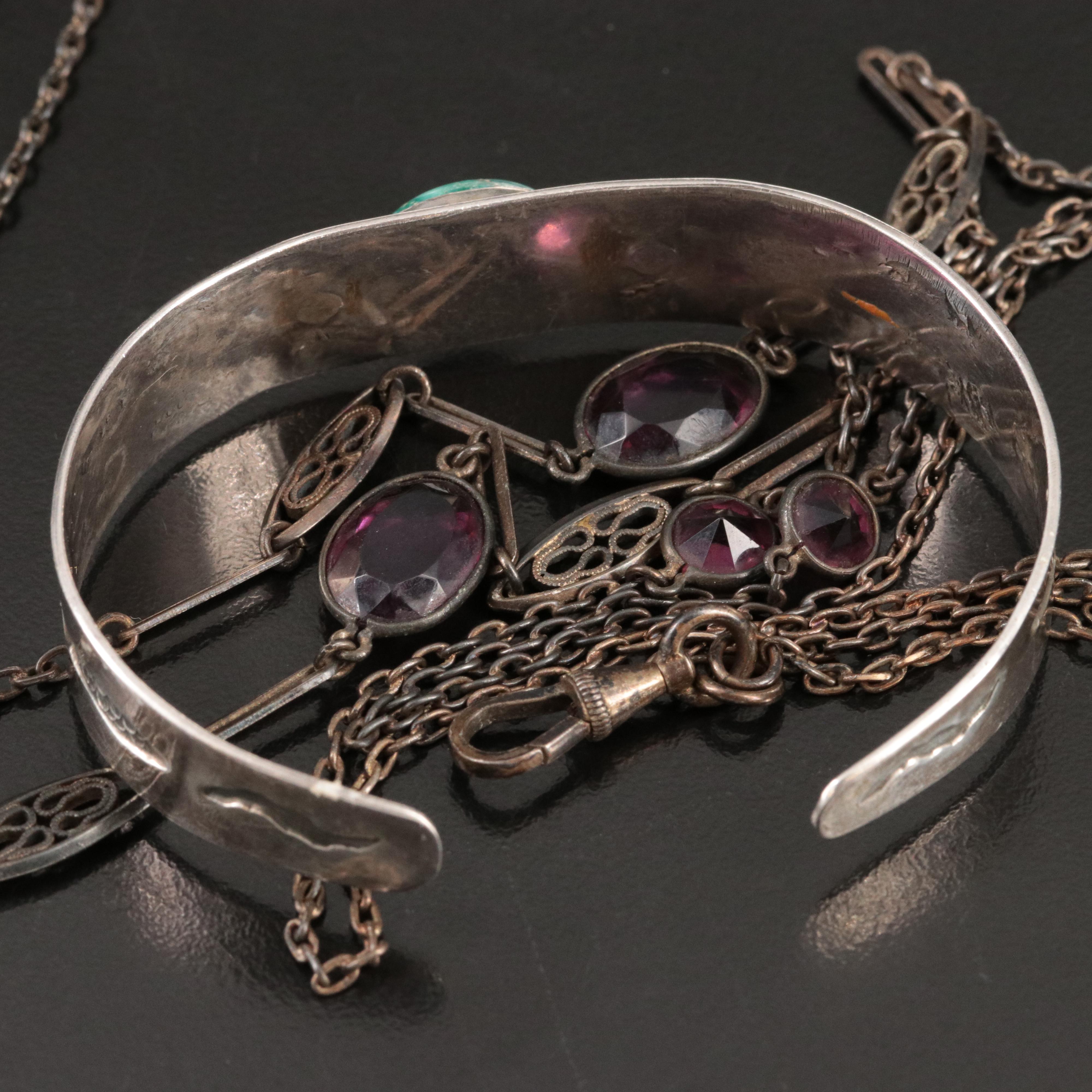 Volmer Bahner, Sterling and Turquoise Featured in Jewelry Assortment