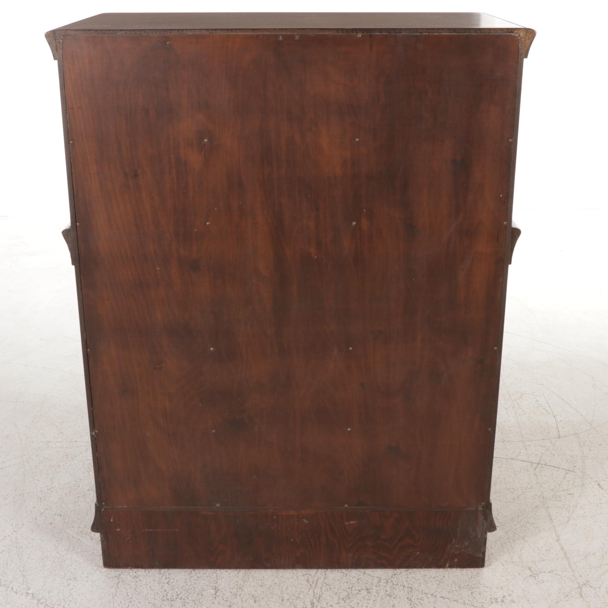 Mid Century Modern Mahogany Chest of Drawers and Pair of Bedside Cabinets