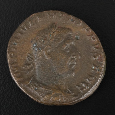Ancient Roman Imperial Sestertius Coin of Philip I, ca. 244 A.D.