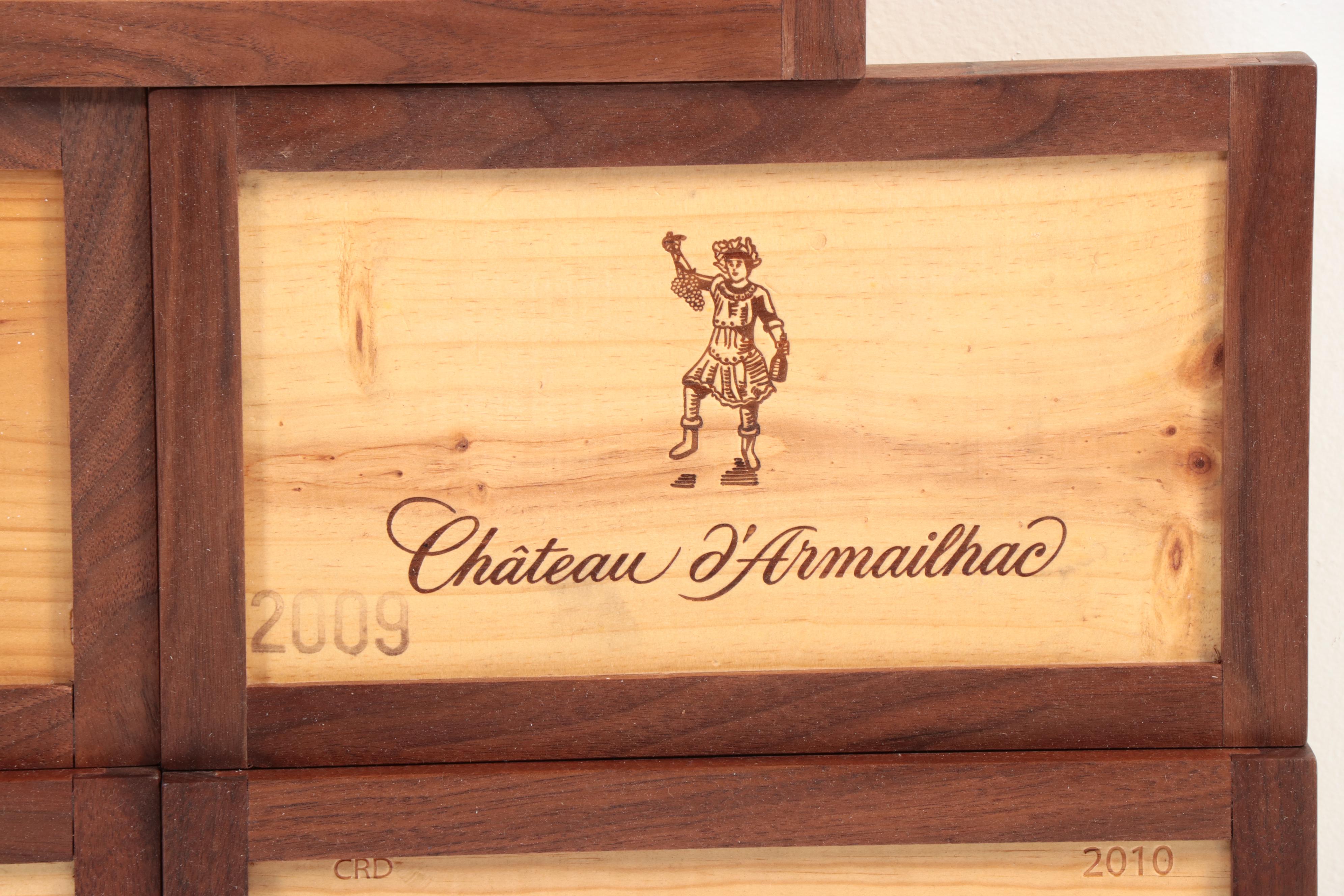 Wood Wine Crate Wall Hanging