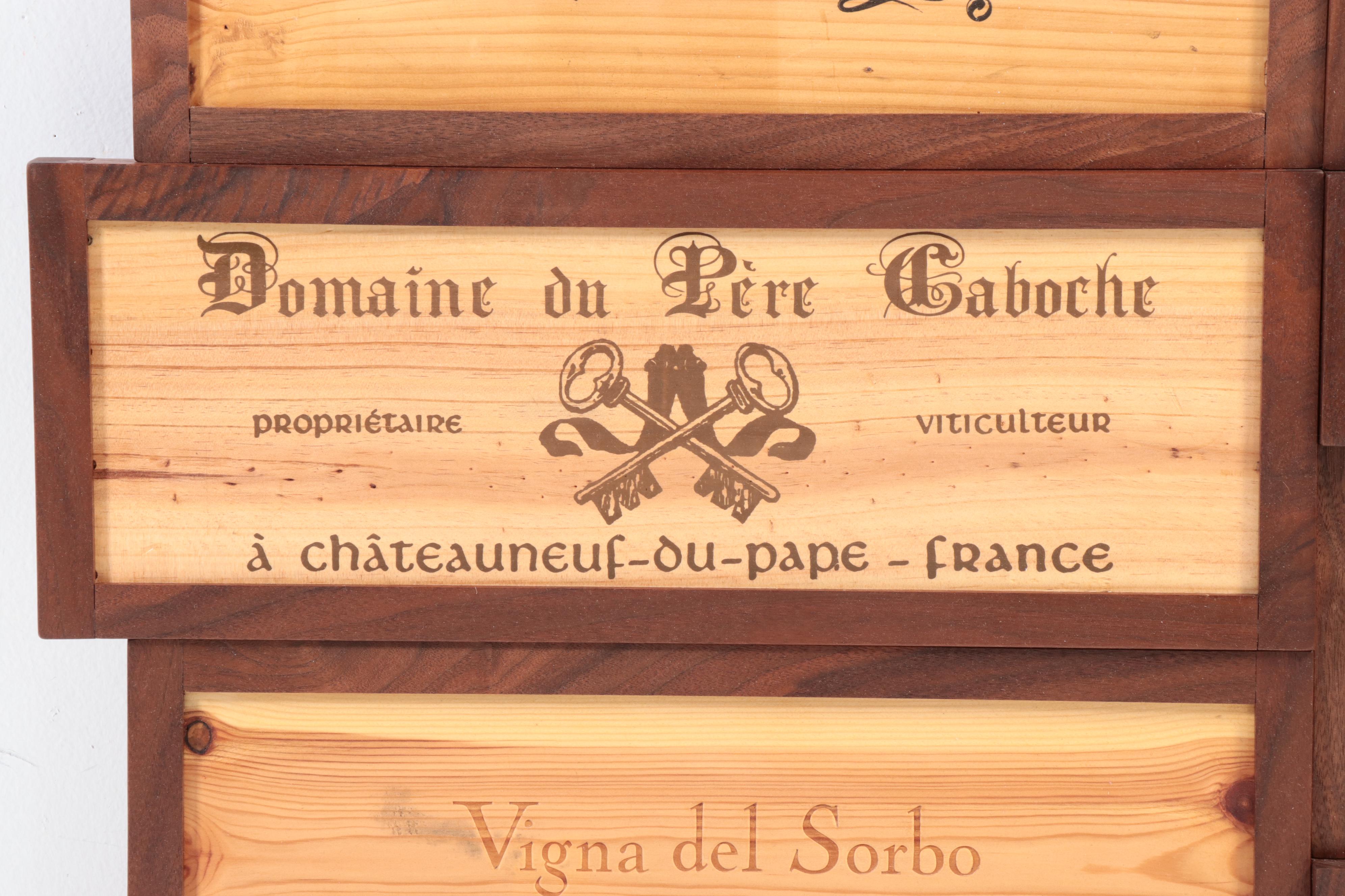 Wood Wine Crate Wall Hanging