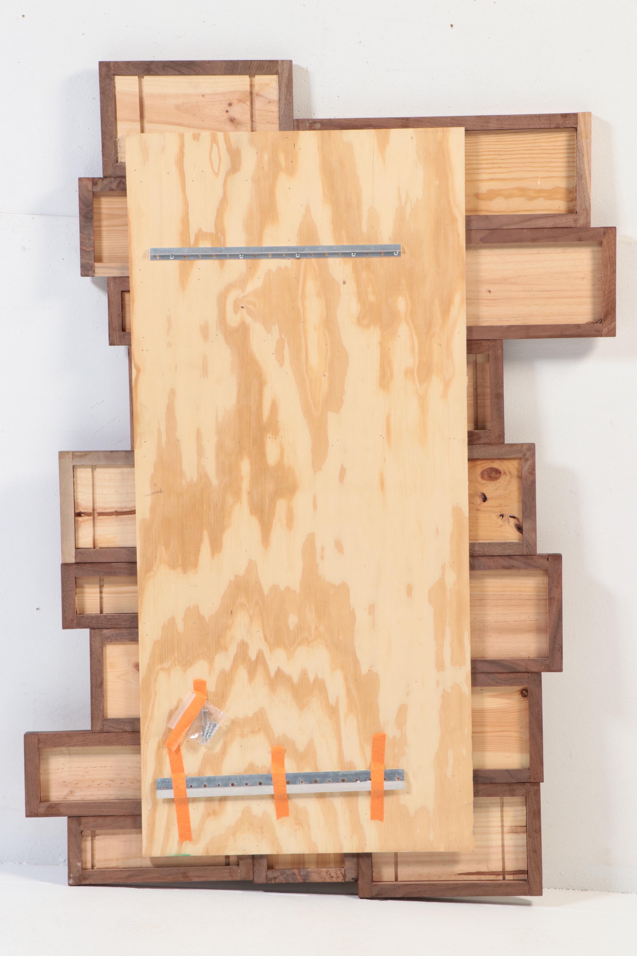 Wood Wine Crate Wall Hanging