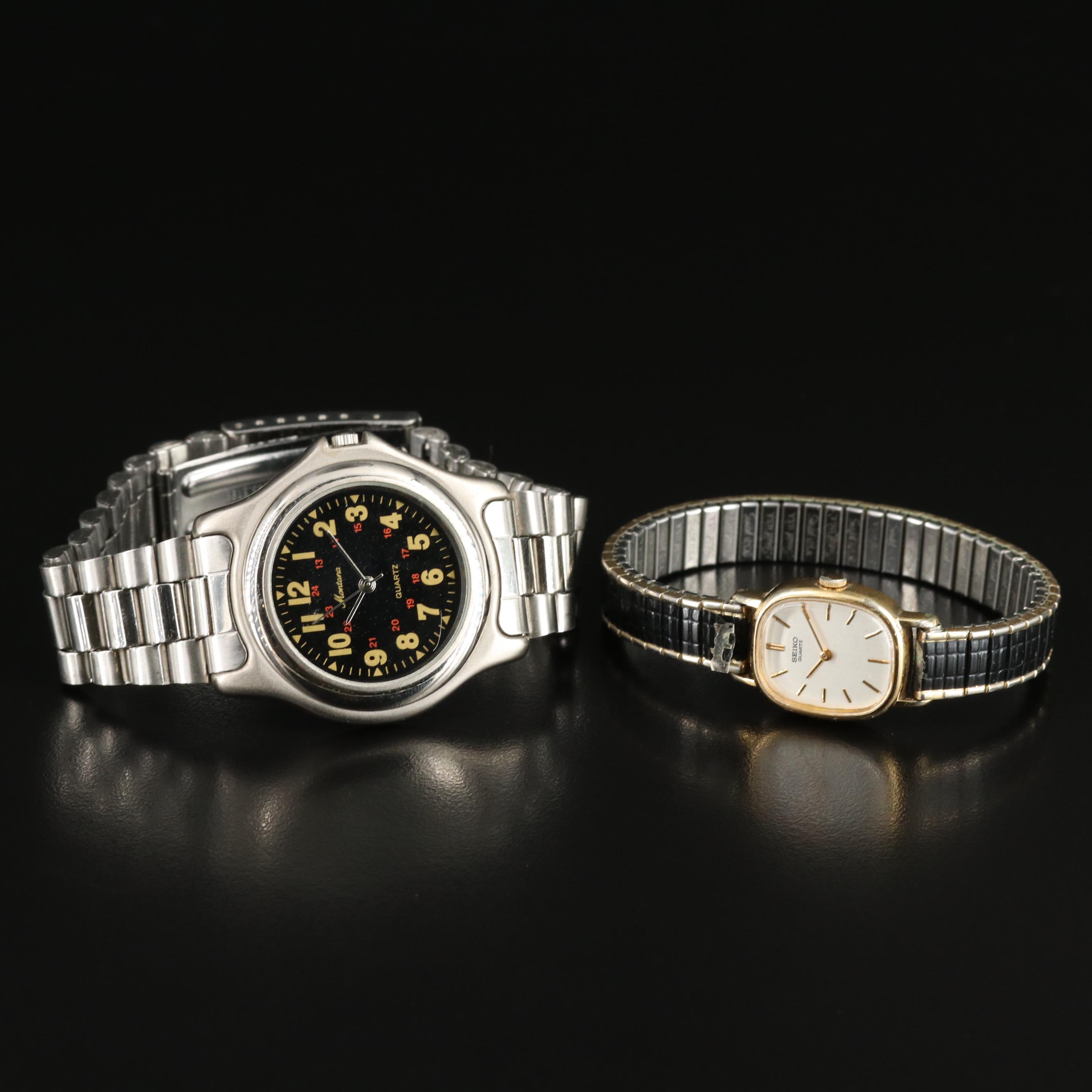 Seiko and Montana Quartz Watches