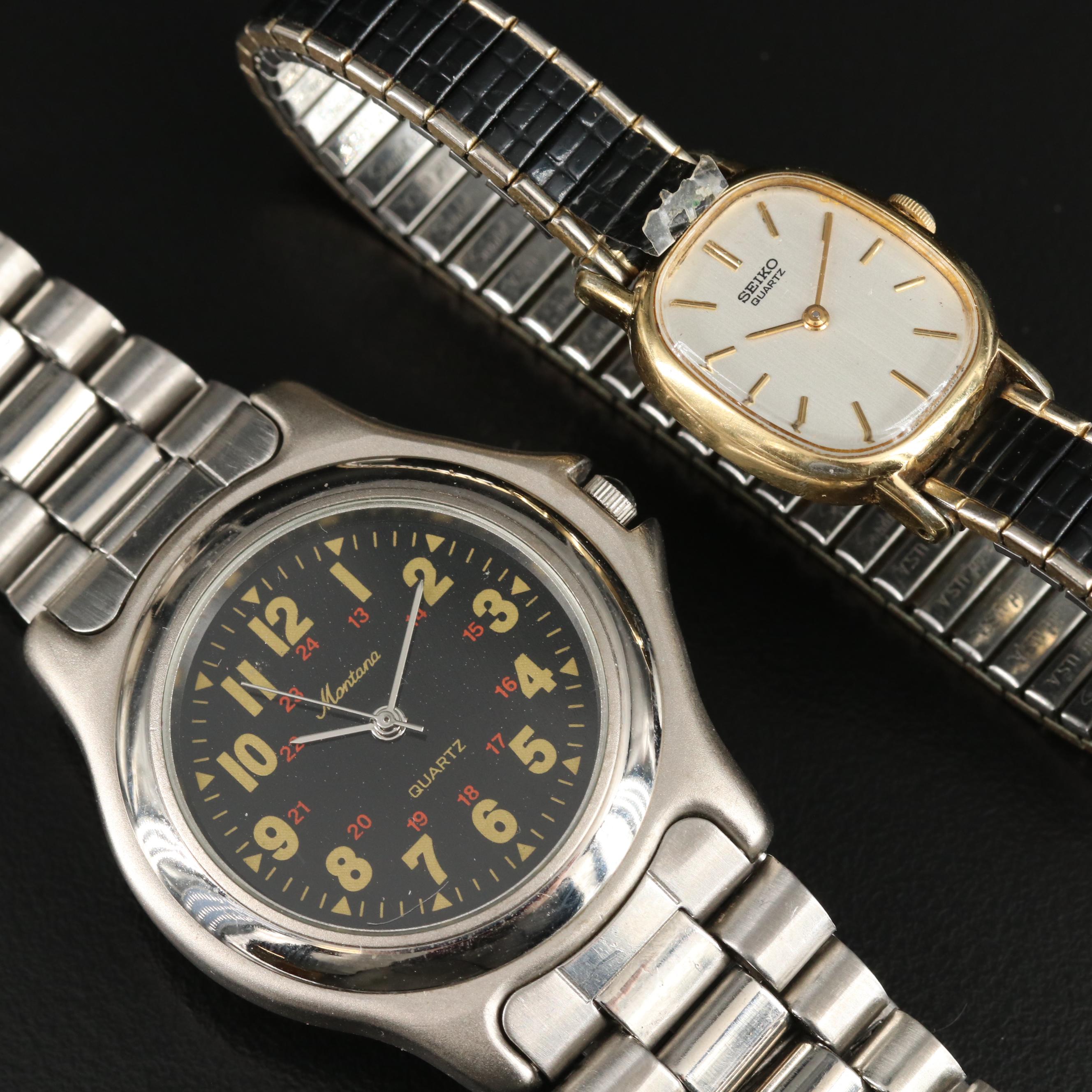 Seiko and Montana Quartz Watches