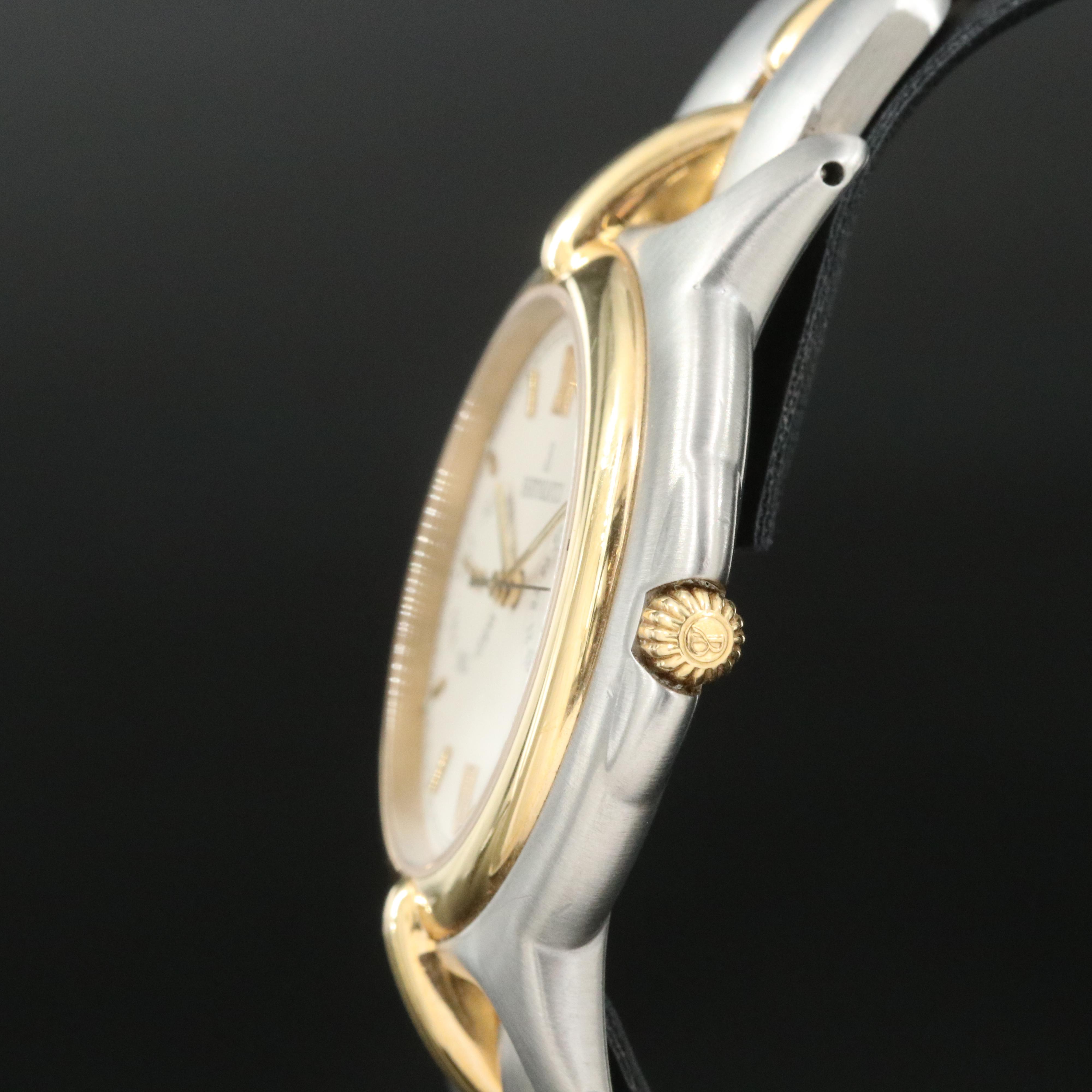 Bertolucci Pulchra 18K and Stainless Steel Day-Date Watch