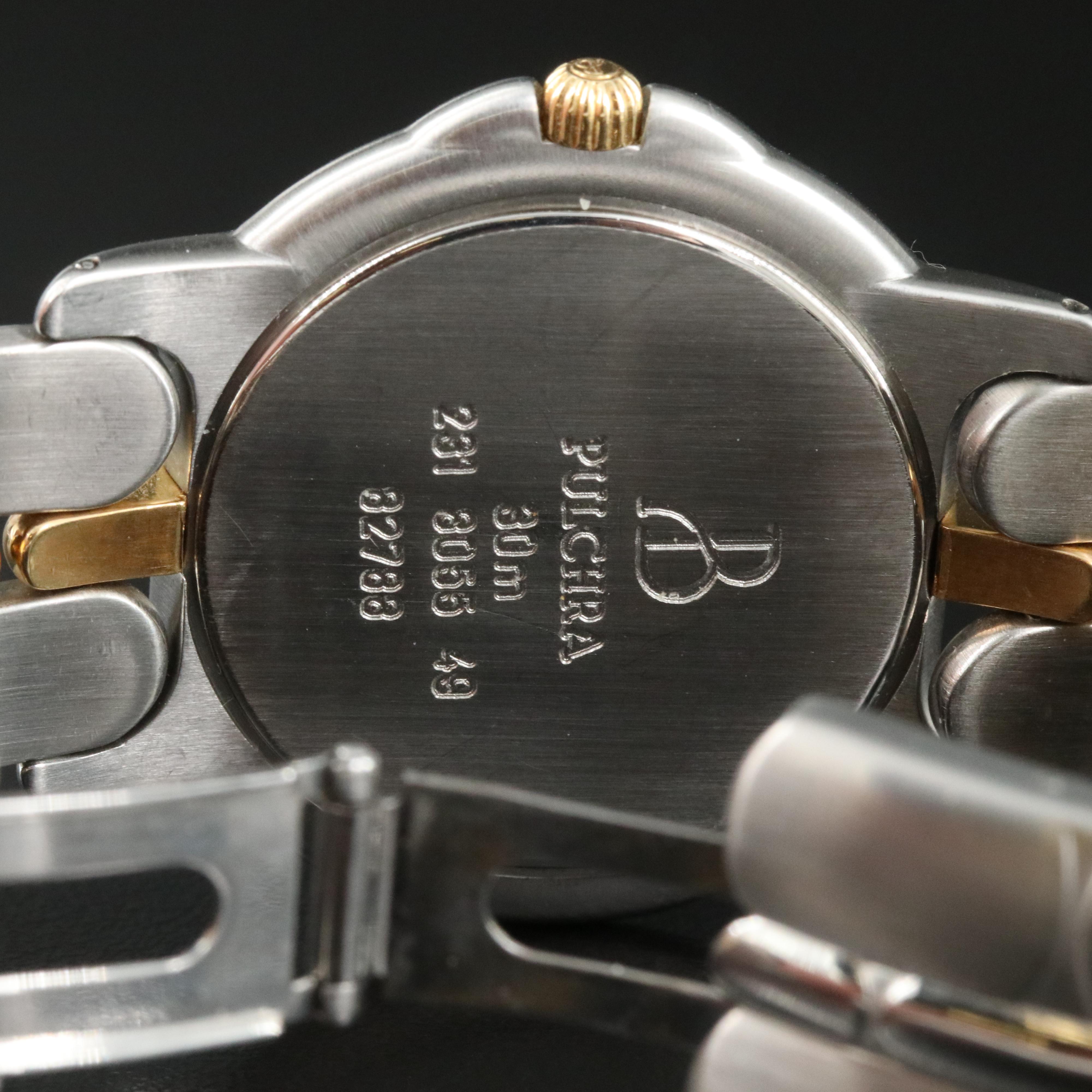 Bertolucci Pulchra 18K and Stainless Steel Day-Date Watch