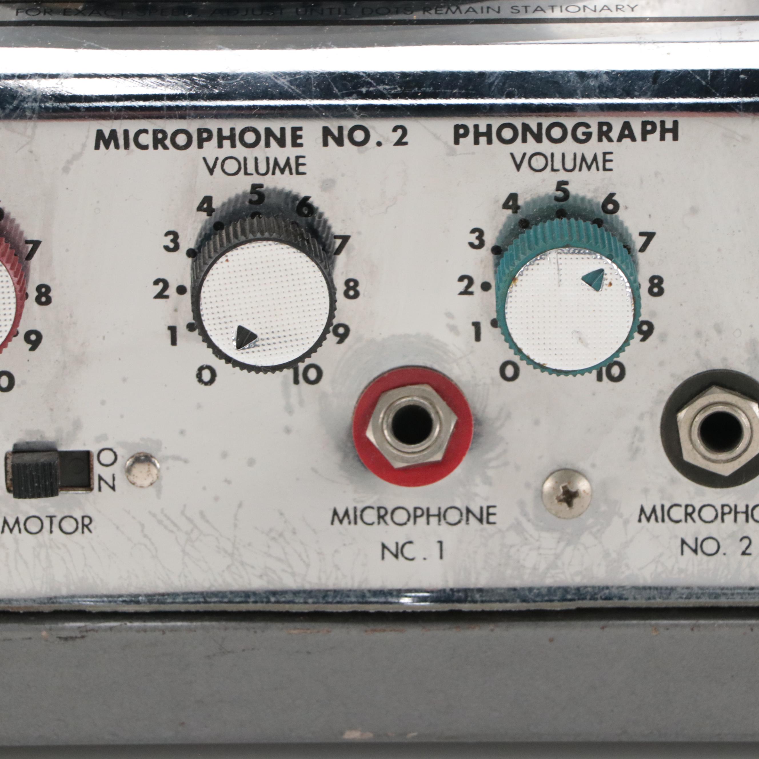 Rheem Califone "Commander II" Turntable and Tube Amp, Mid-20th Century