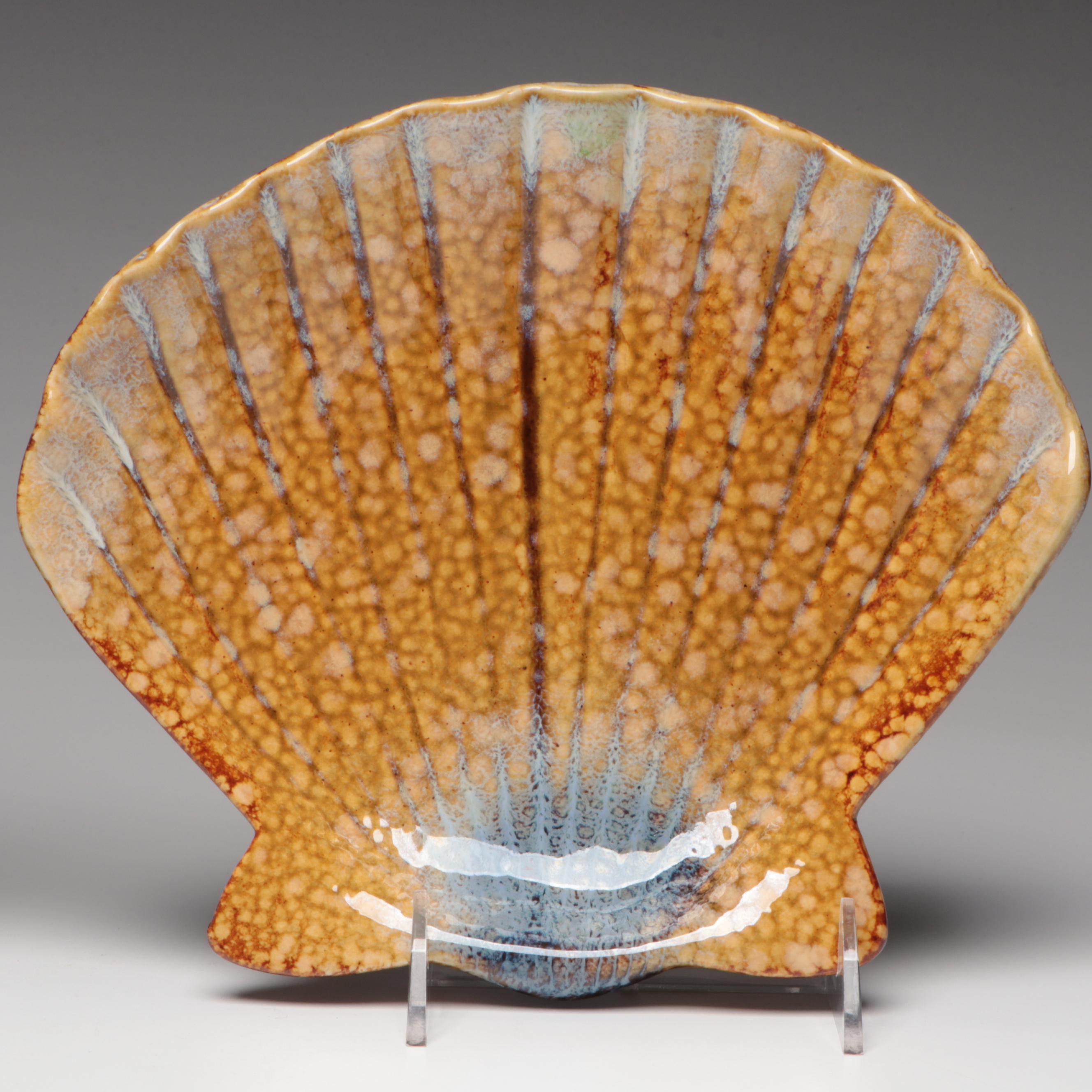 At Home Glass Candle Holder with Pier 1 Seashell Plate and More