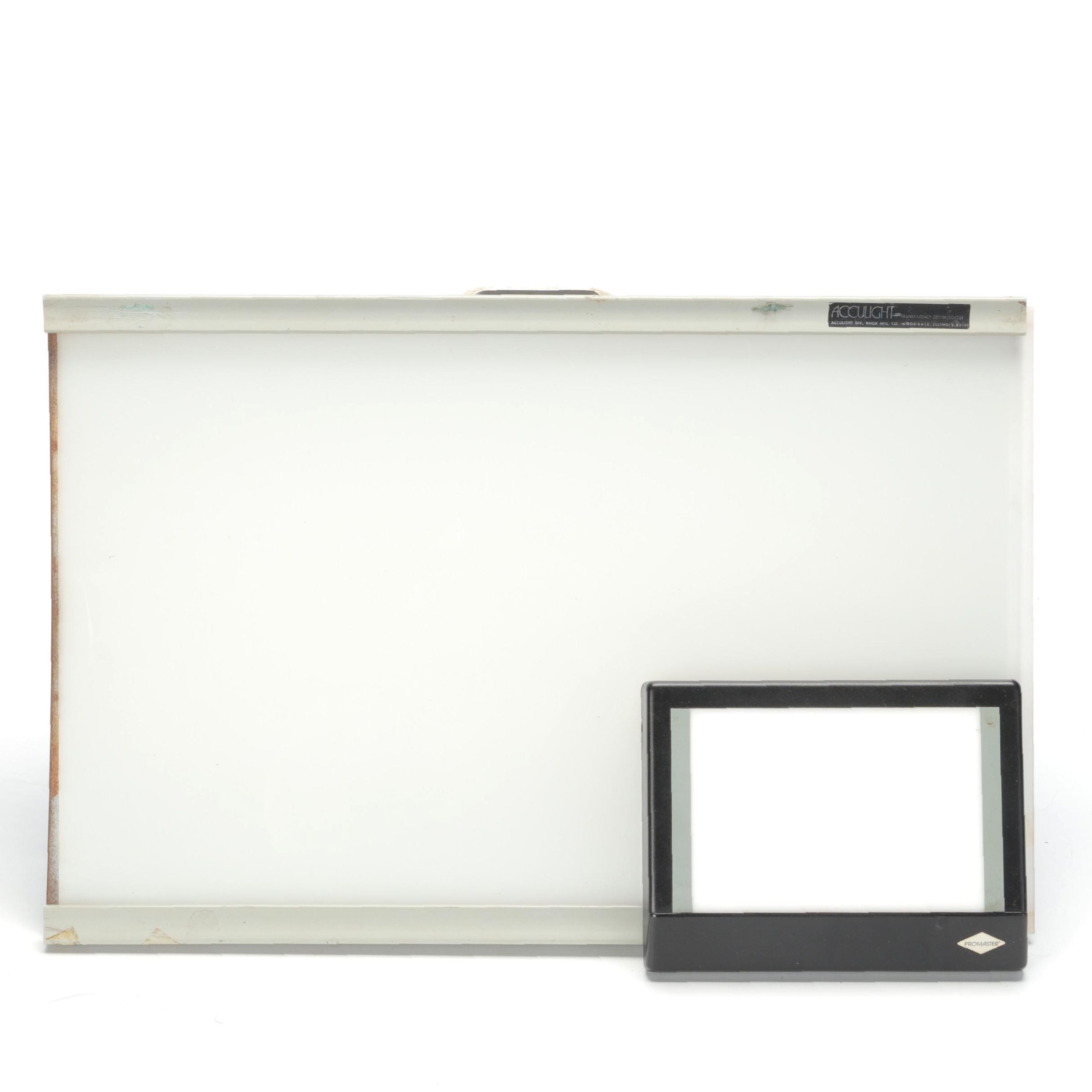 Acculight Light Box Still Picture Projector and Promaster Compact Light Box