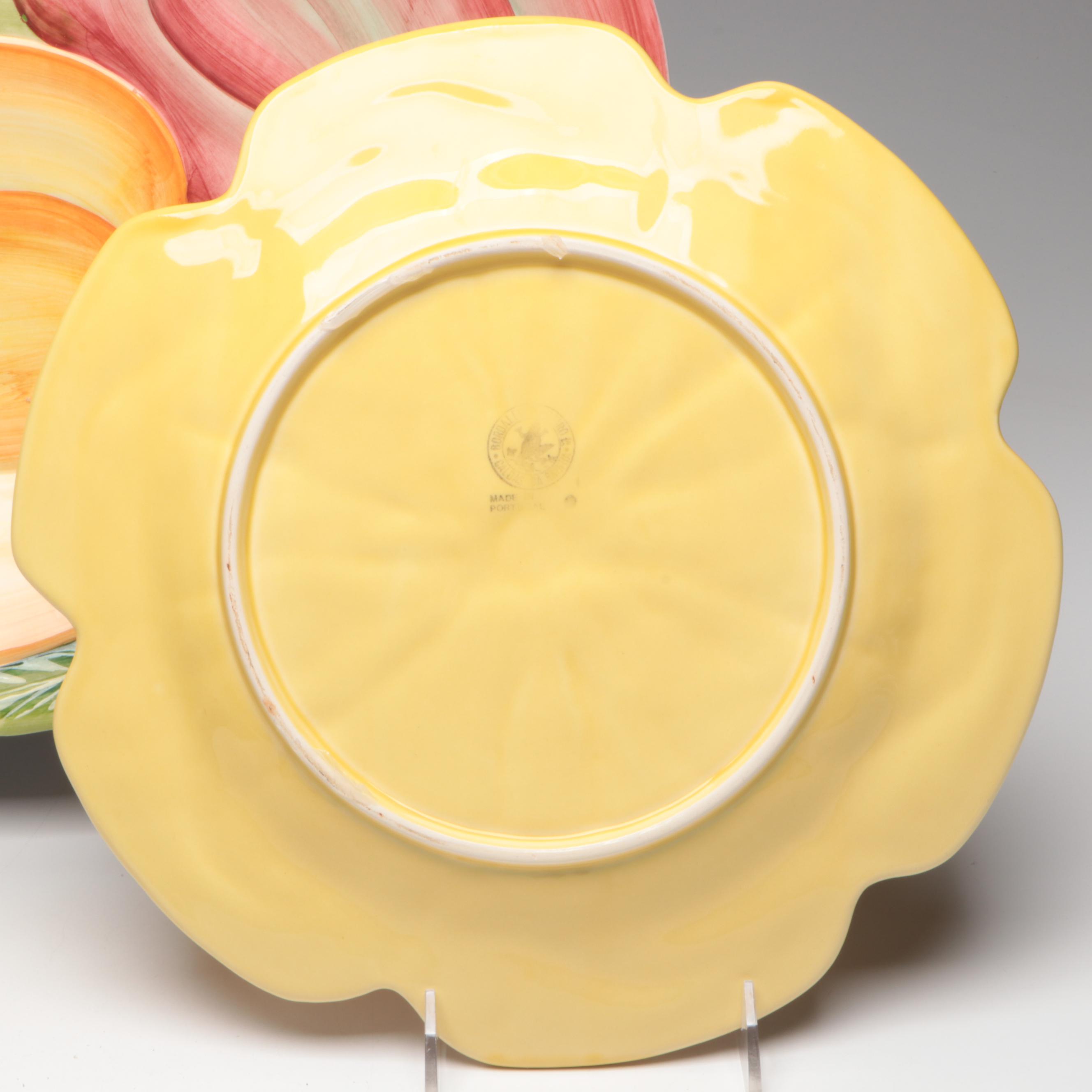 Bordello Pinheiro Ceramic Plate with Vietri Pottery Platter and More