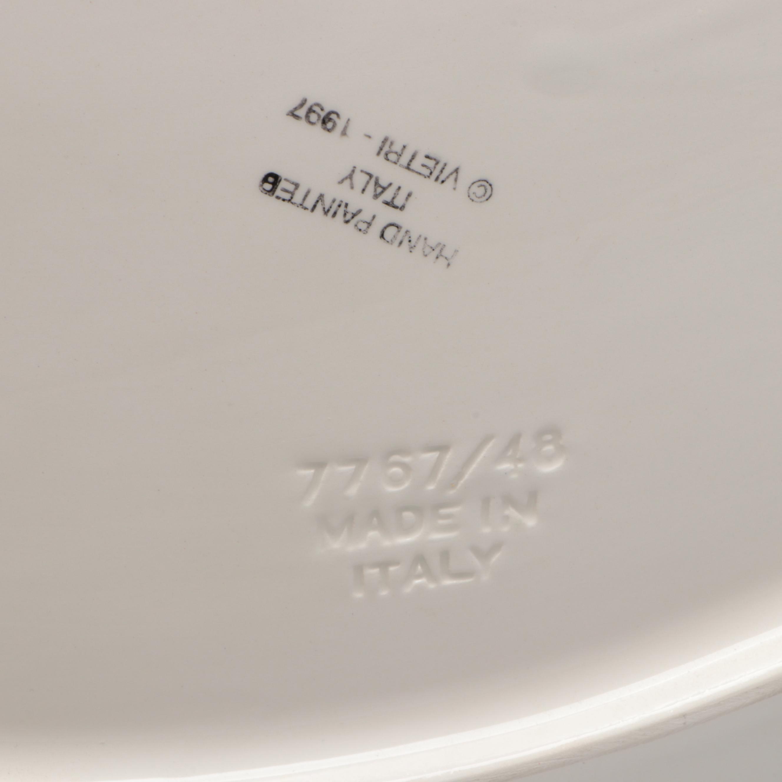 Bordello Pinheiro Ceramic Plate with Vietri Pottery Platter and More