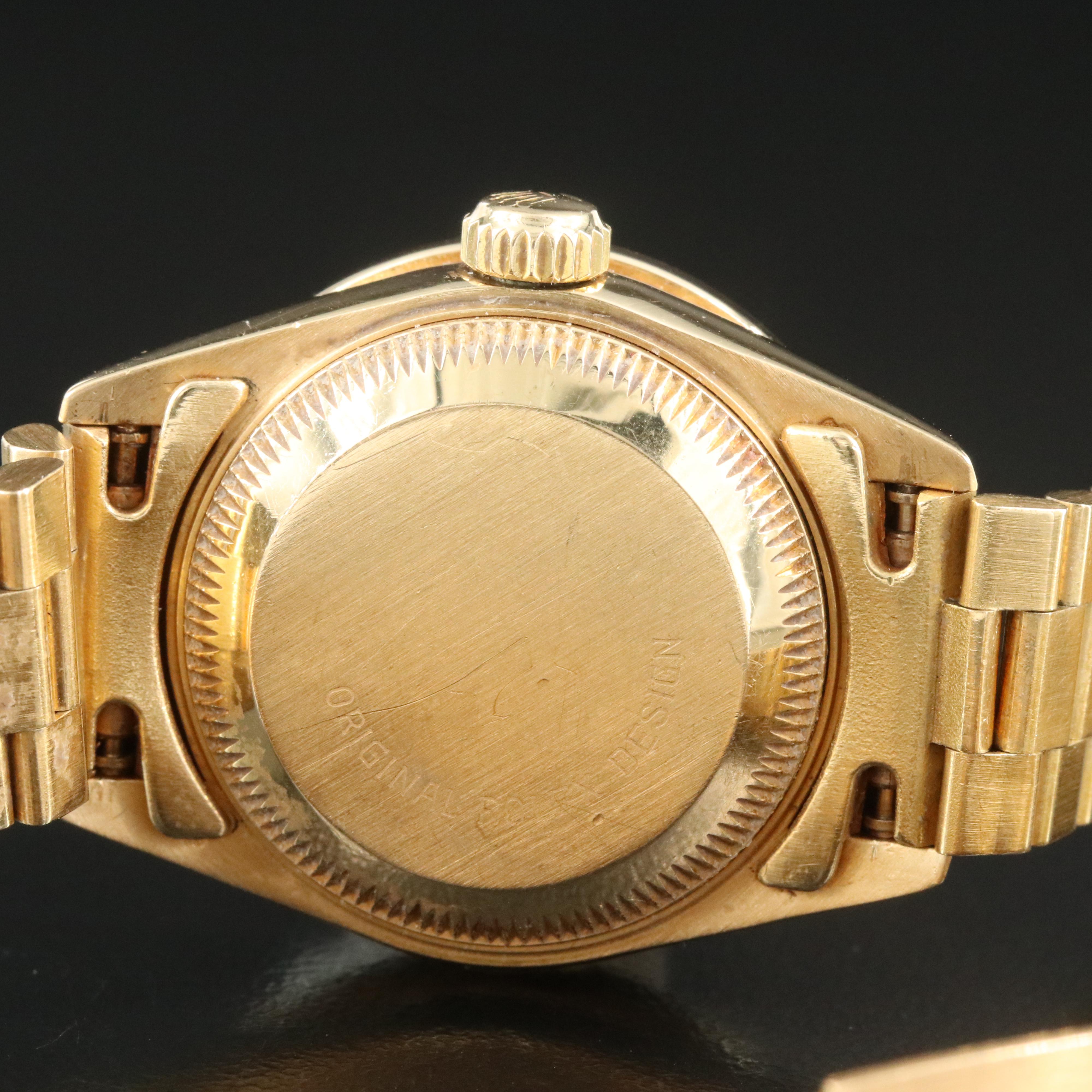 1984 Rolex Datejust 1.15 CTW Custom Diamond Dial & Bezel 18K Gold Watch