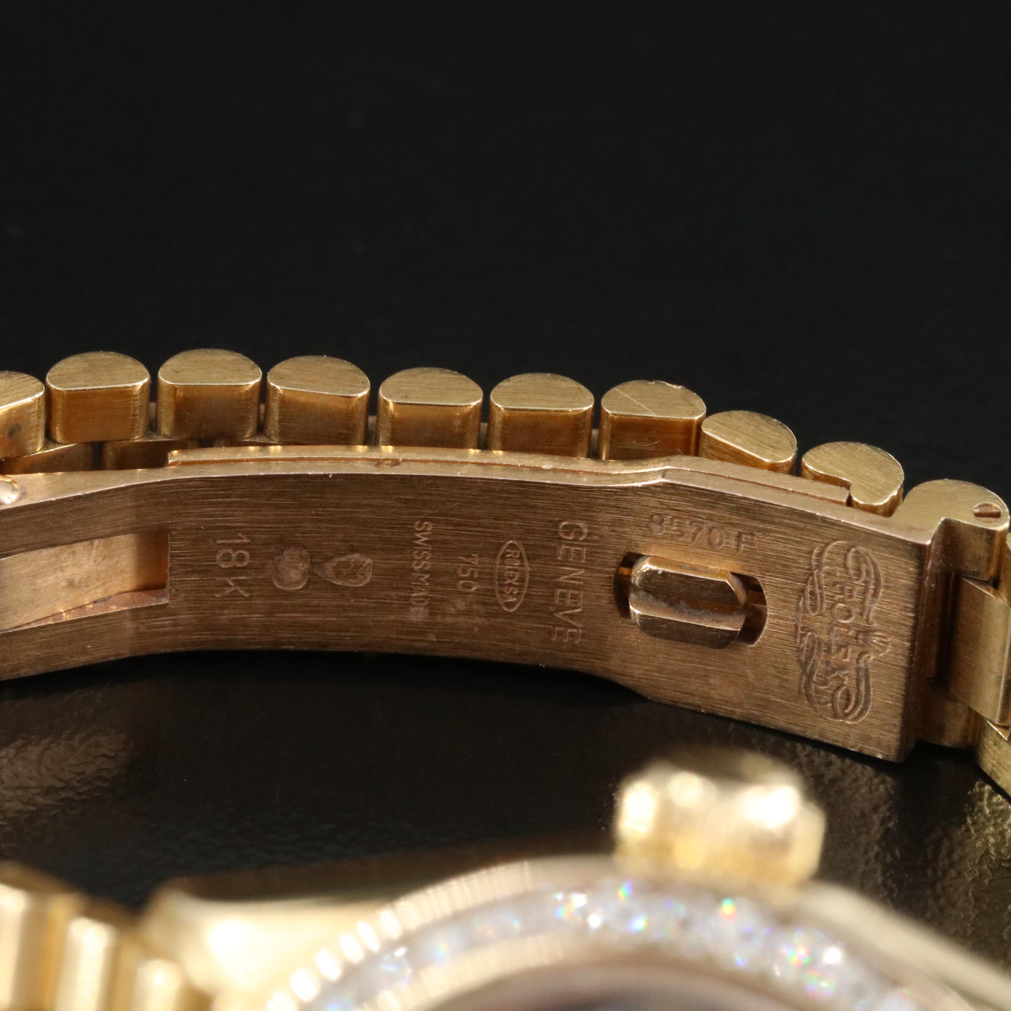1984 Rolex Datejust 1.15 CTW Custom Diamond Dial & Bezel 18K Gold Watch