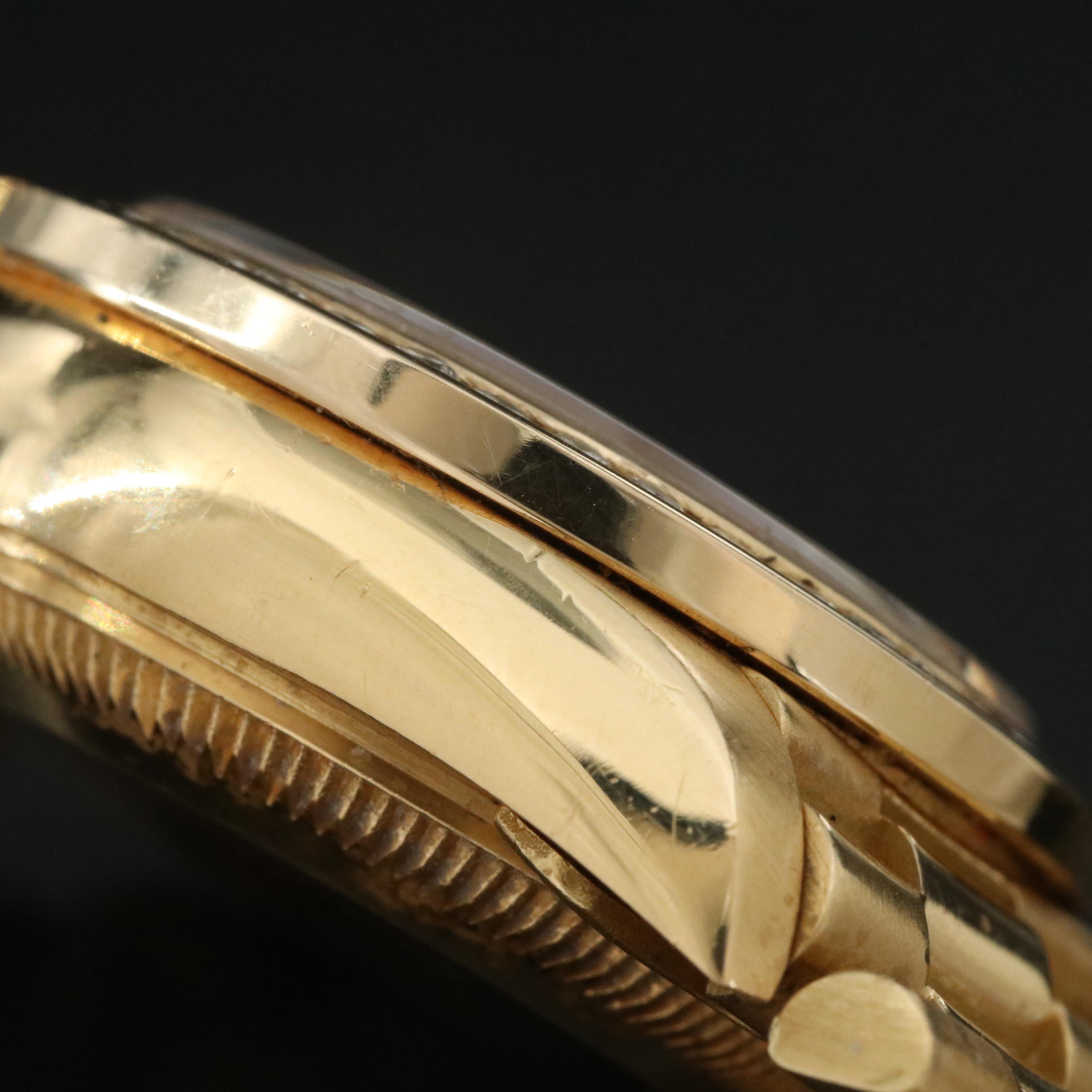 1984 Rolex Datejust 1.15 CTW Custom Diamond Dial & Bezel 18K Gold Watch