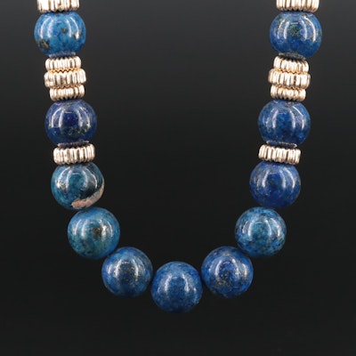 14K Lapis Lazuli Necklace